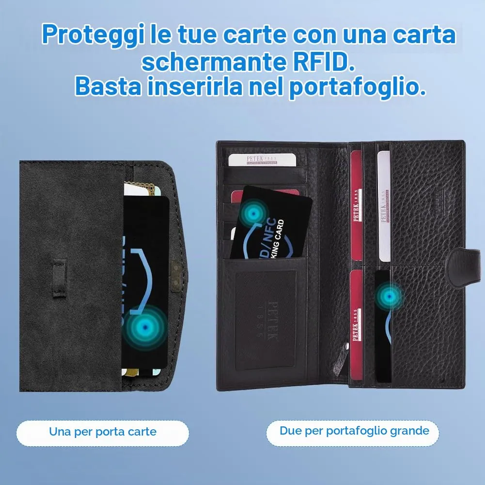 DiULi Supporto Carte RFID, 6 Pezzi Custodie Blocco RFID Ultra Sottile - immagine 4