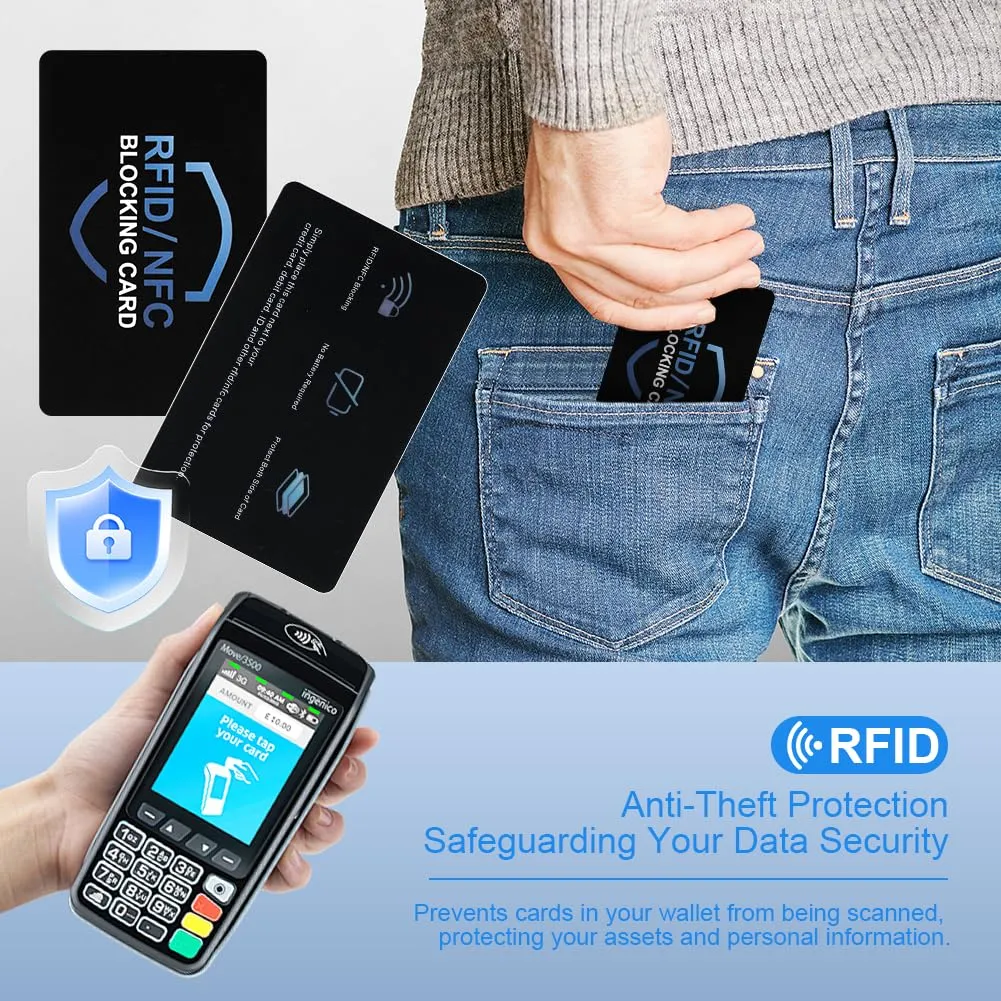 DiULi Supporto Carte RFID, 6 Pezzi Custodie Blocco RFID Ultra Sottile - immagine 7