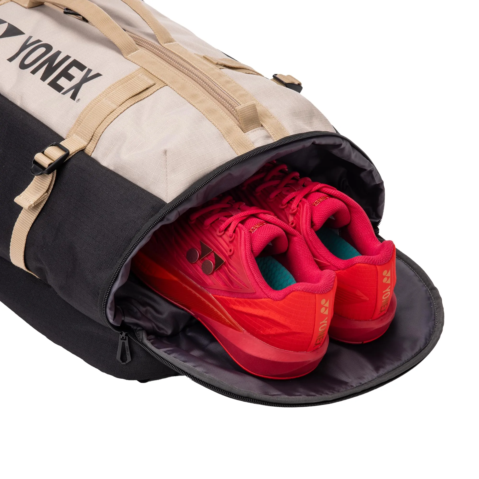 Yonex Gearlogic Backpack Unisex Beige - immagine 3