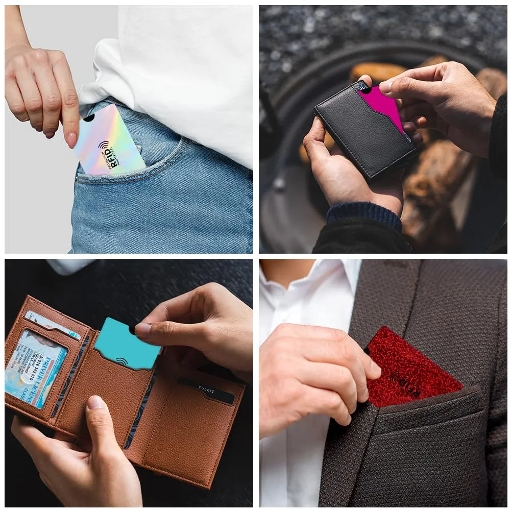 DiULi Porta carte RFID e NFC anti-furto, 12 pezzi - immagine 7