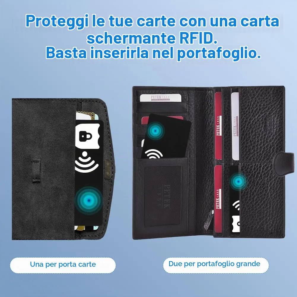 DiULi Supporto Carte RFID, 6 Pezzi Custodie Blocco RFID Ultra Sottile - immagine 4