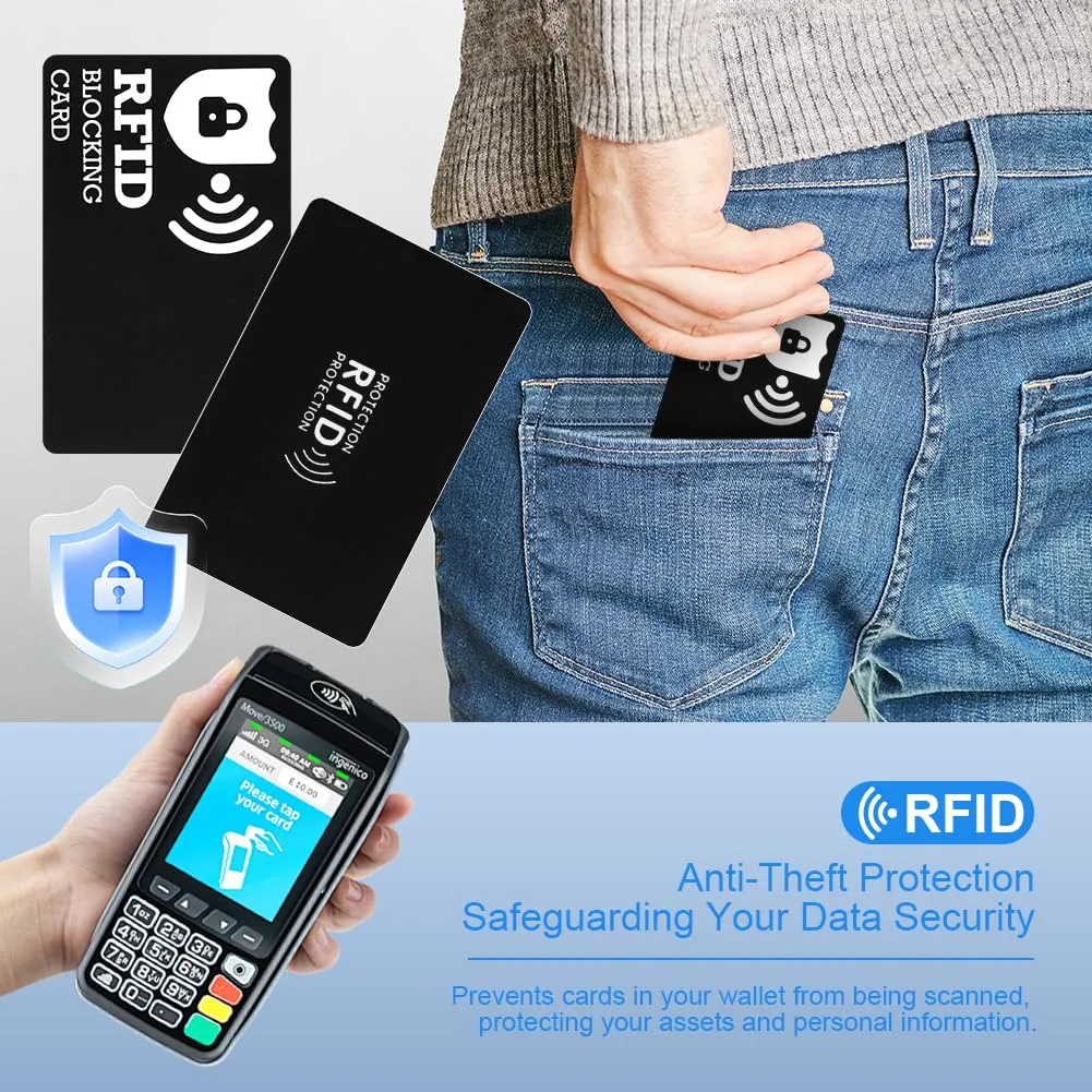 DiULi Supporto Carte RFID, 6 Pezzi Custodie Blocco RFID Ultra Sottile - immagine 7