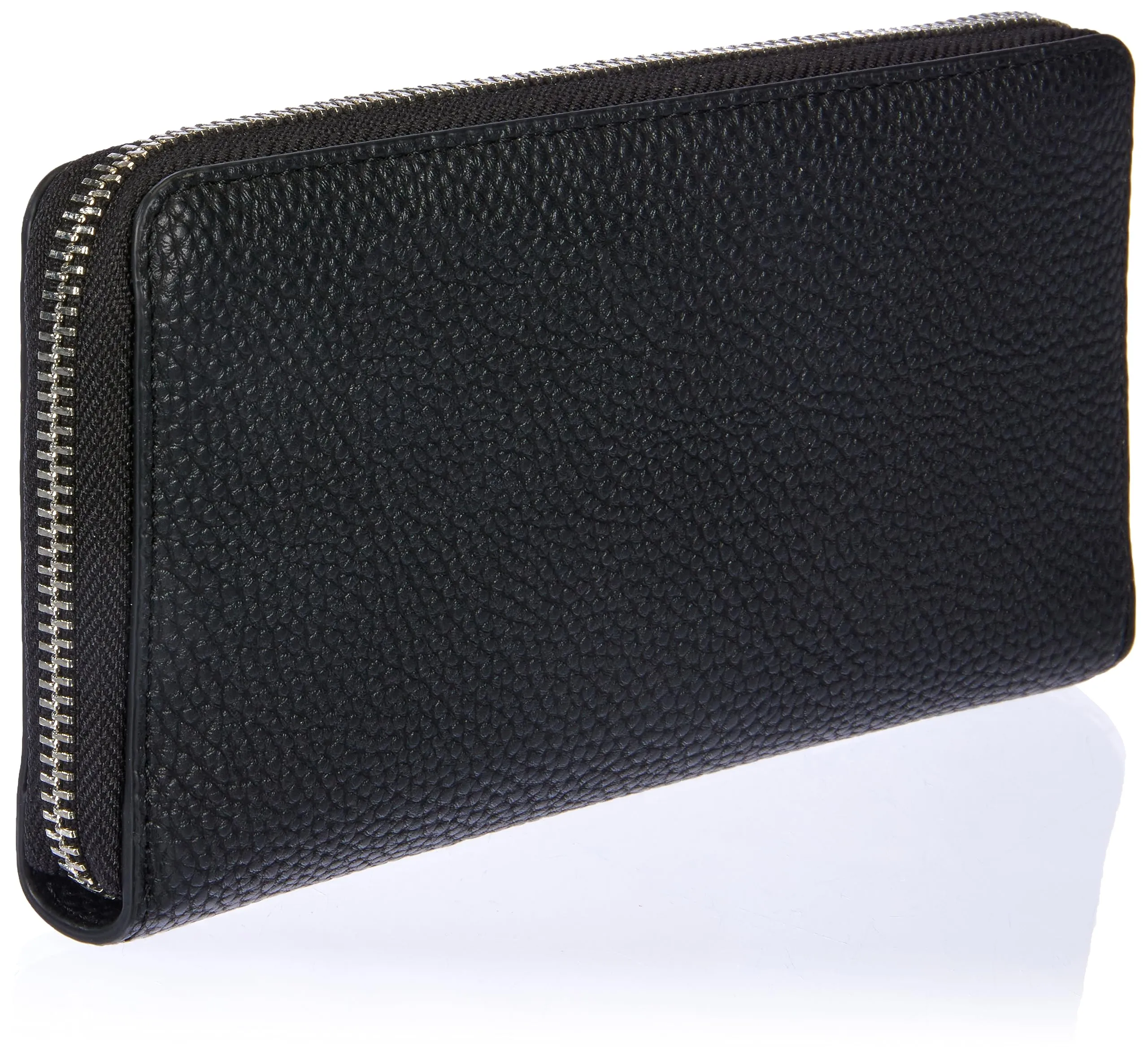 Tommy Hilfiger Donna Portafoglio Emblem Large con Zip, Nero - immagine 2