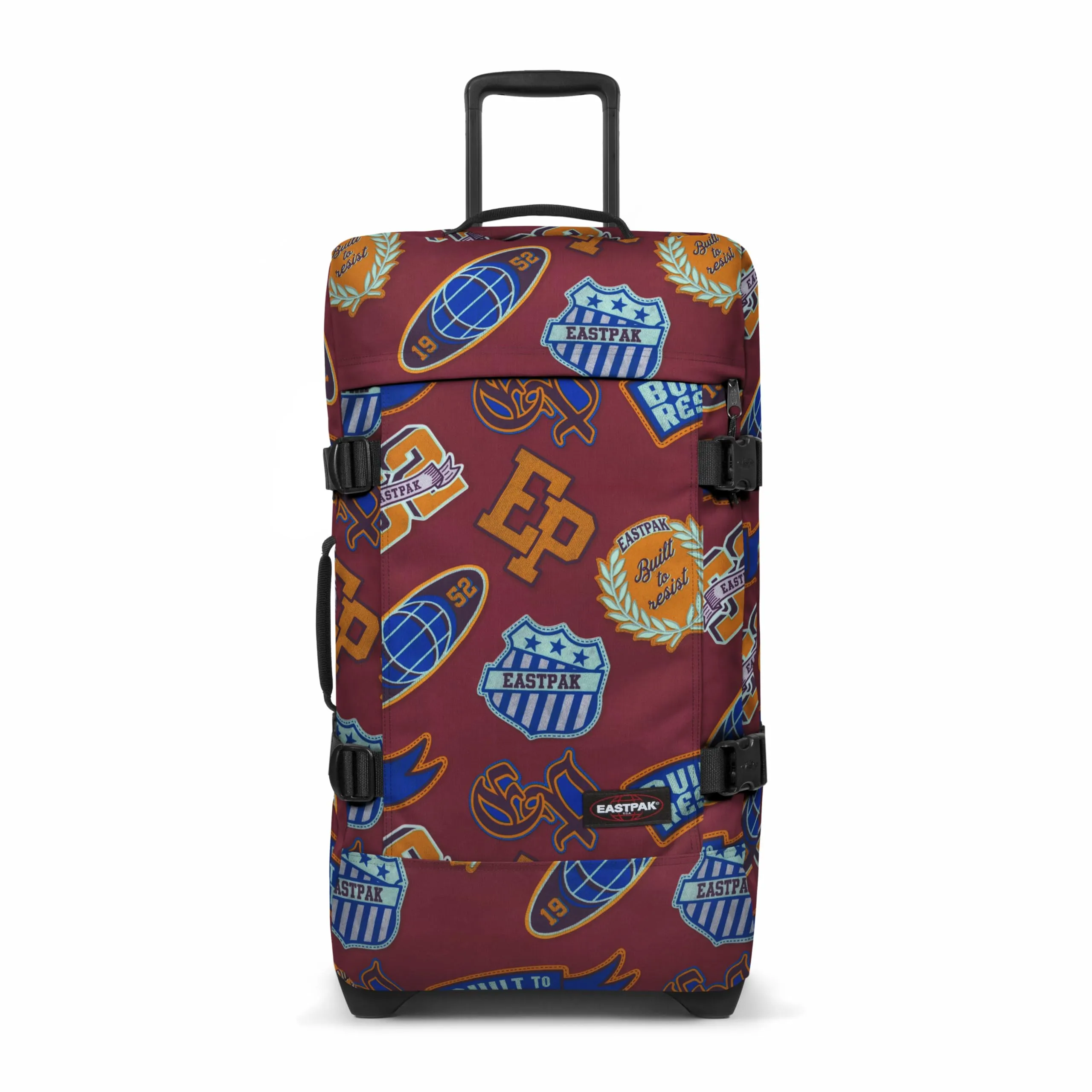 Eastpak Tranverz M Valigia, 67 x 35.5 x 30 cm, 78 L, Clash Burgundy - immagine 1
