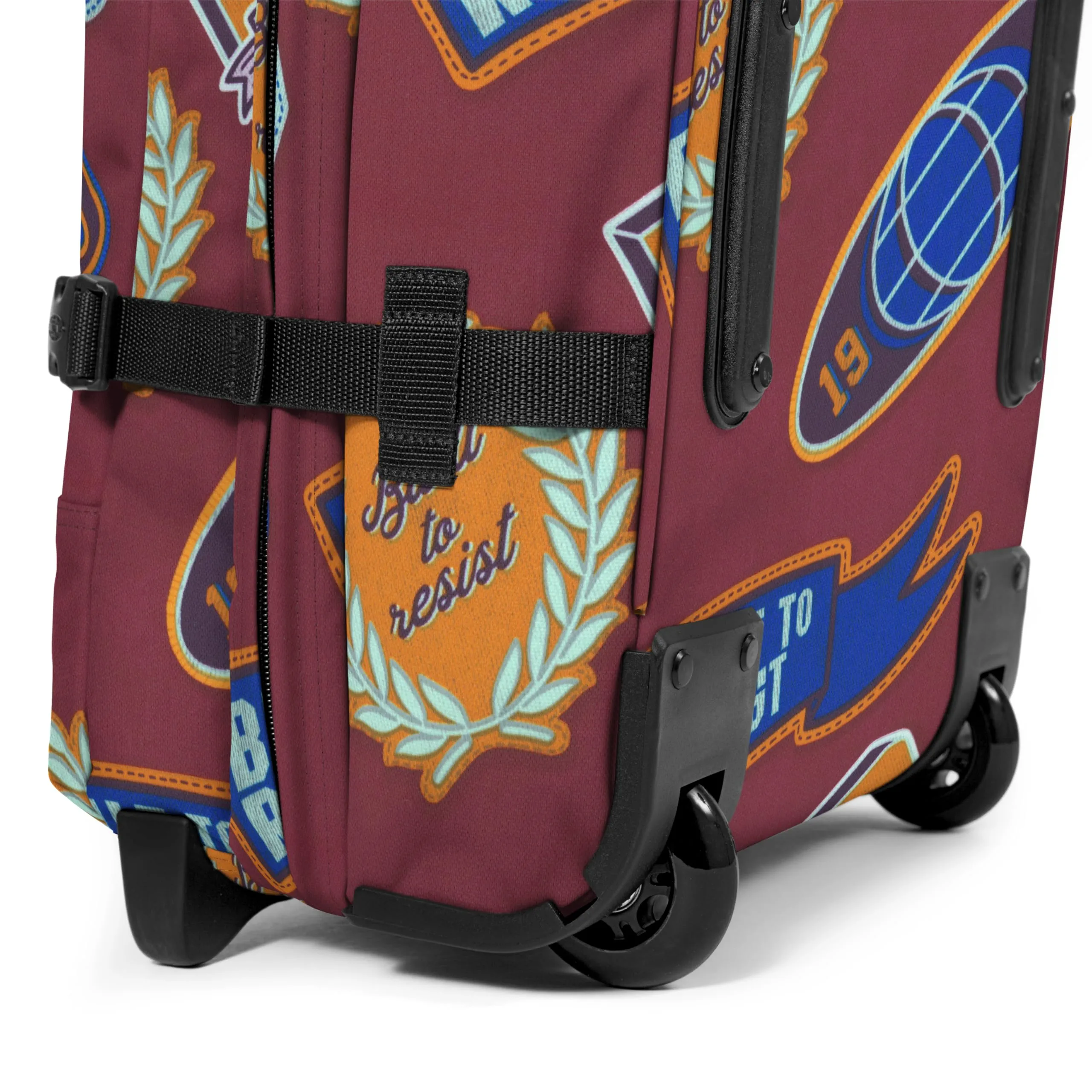 Eastpak Tranverz M Valigia, 67 x 35.5 x 30 cm, 78 L, Clash Burgundy - immagine 4