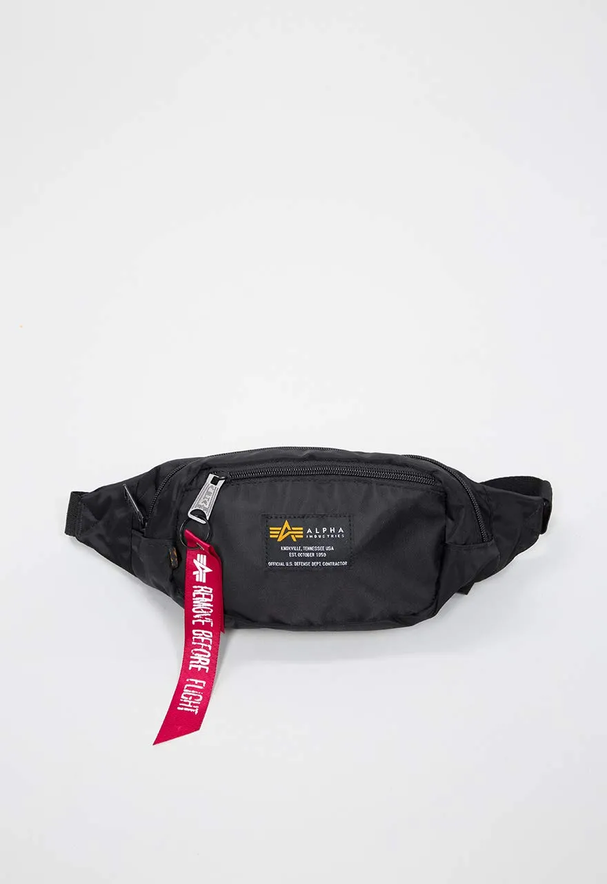 Alpha Industries Crew Waist Bag - Black, One Size - immagine 1