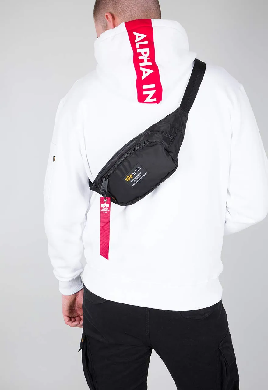 Alpha Industries Crew Waist Bag - Black, One Size - immagine 2