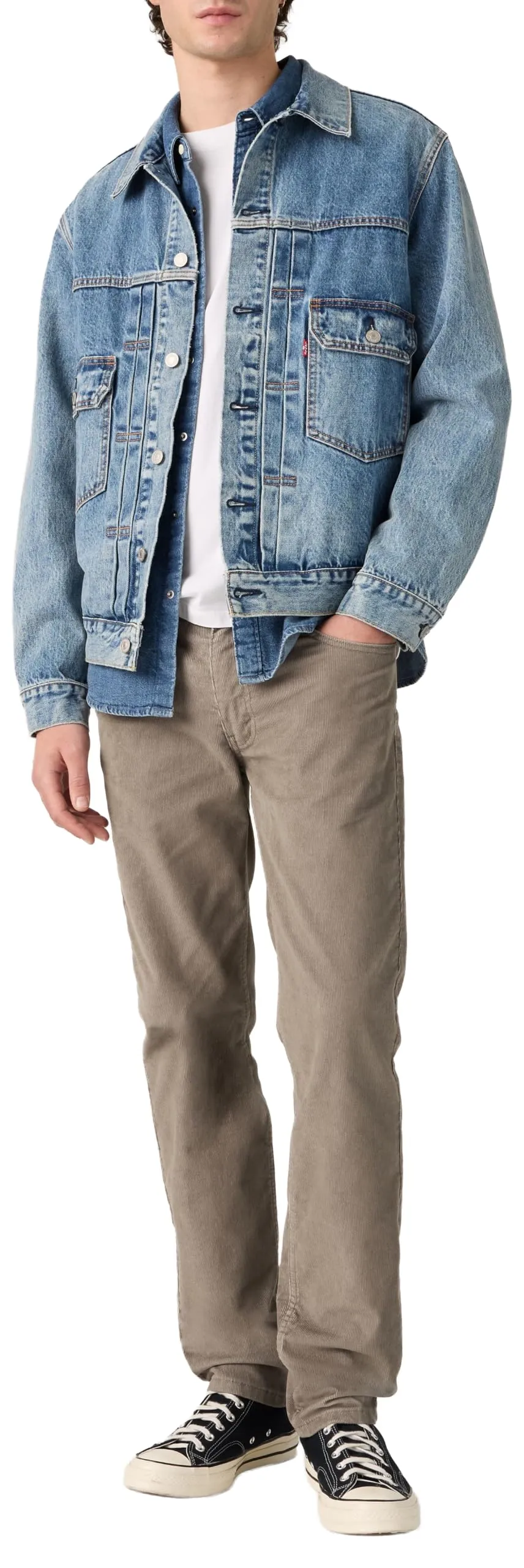 Levi's 511 Slim Cord Smokey Taupe 36W / 32L - immagine 1
