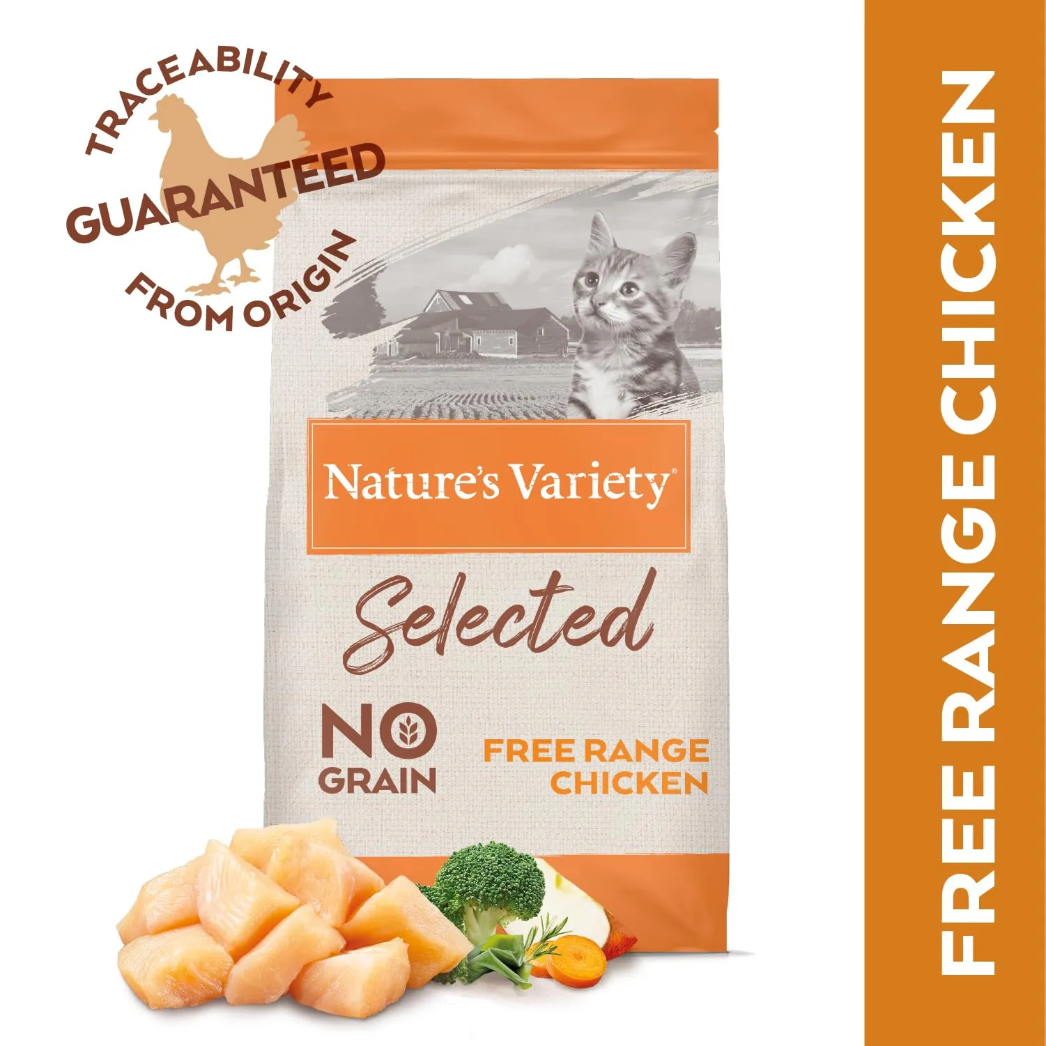 Nature's Variety Pollo Selected Dry Free Range for Kittens 1.25 kg - immagine 2