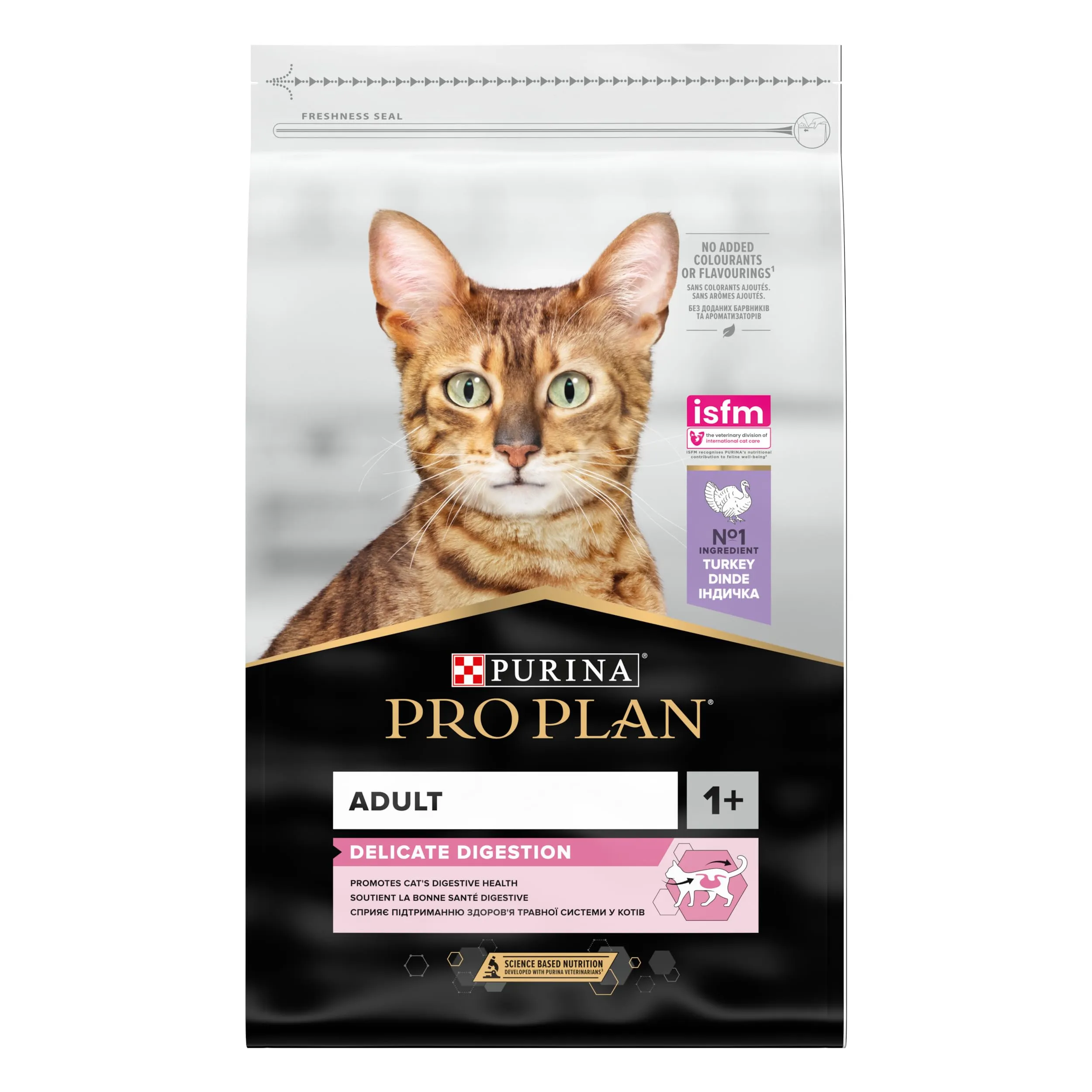 Purina Pro Plan Delicate Digestion Crocchette Gatti Adulti Tacchino, 10 kg - immagine 2