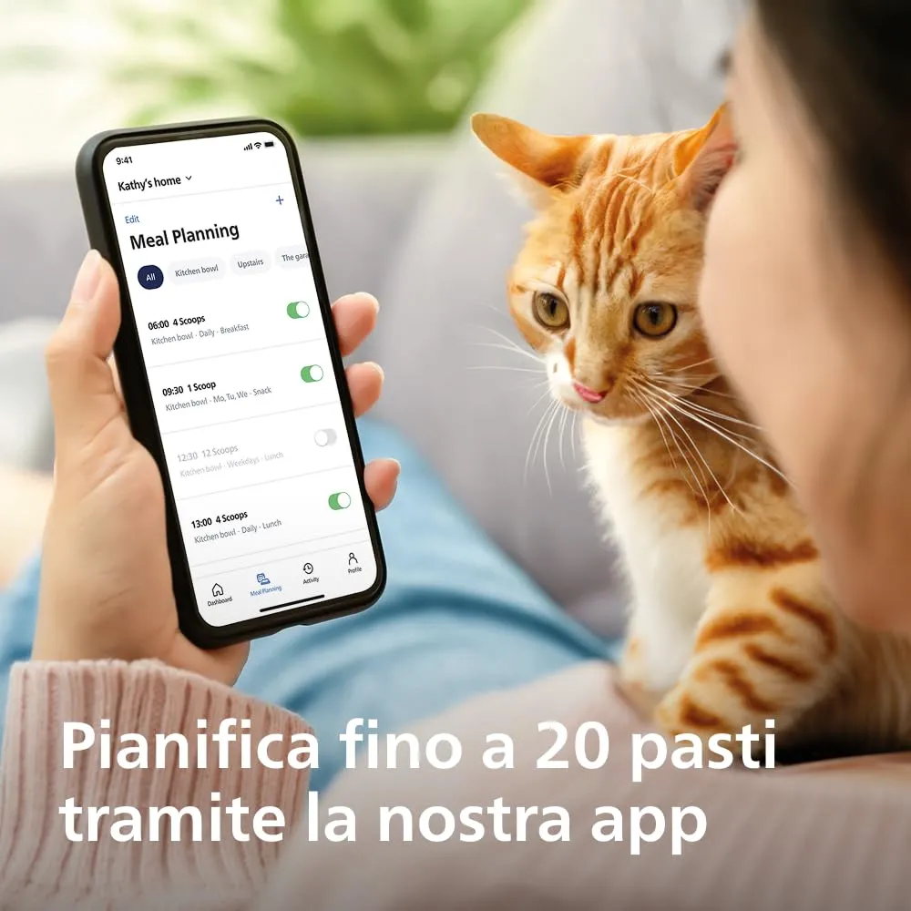 Philips Pet Series Distributore intelligente per gatti con app, 4,5L PAW3300/02 - immagine 3