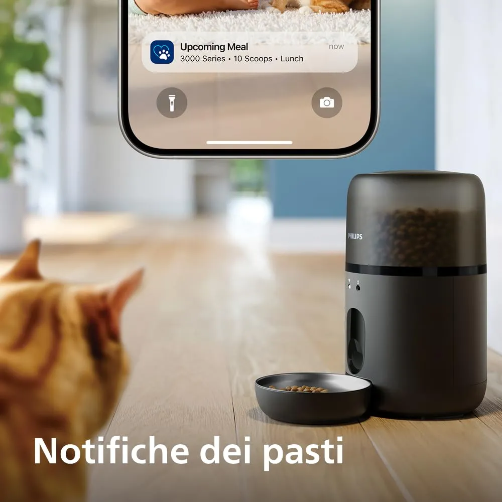 Philips Pet Series Distributore intelligente per gatti con app, 4,5L PAW3300/02 - immagine 6