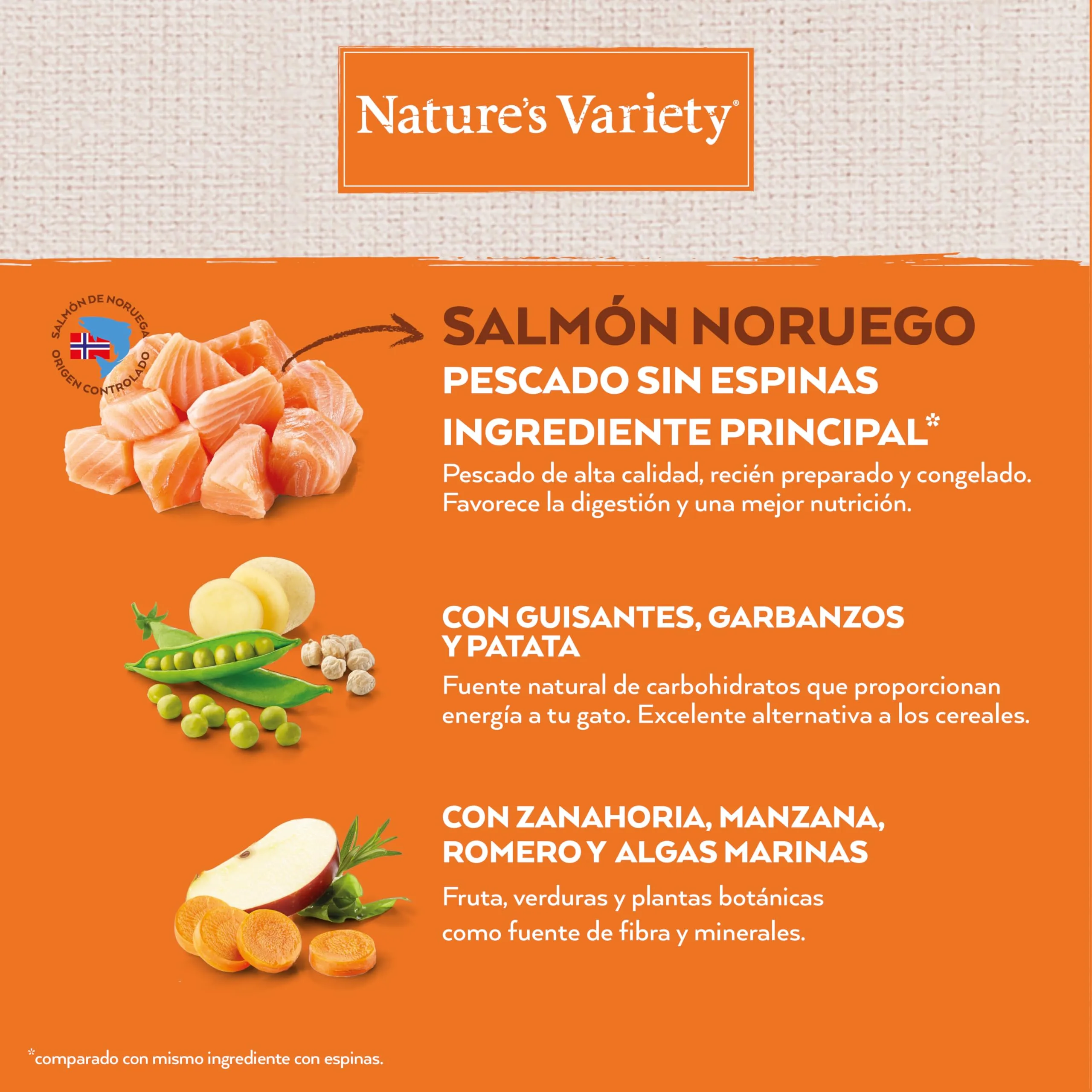 Nature's Variety Selected Cibo per Gatti Sterilizzati con Salmone Norvegese 3 kg - immagine 10