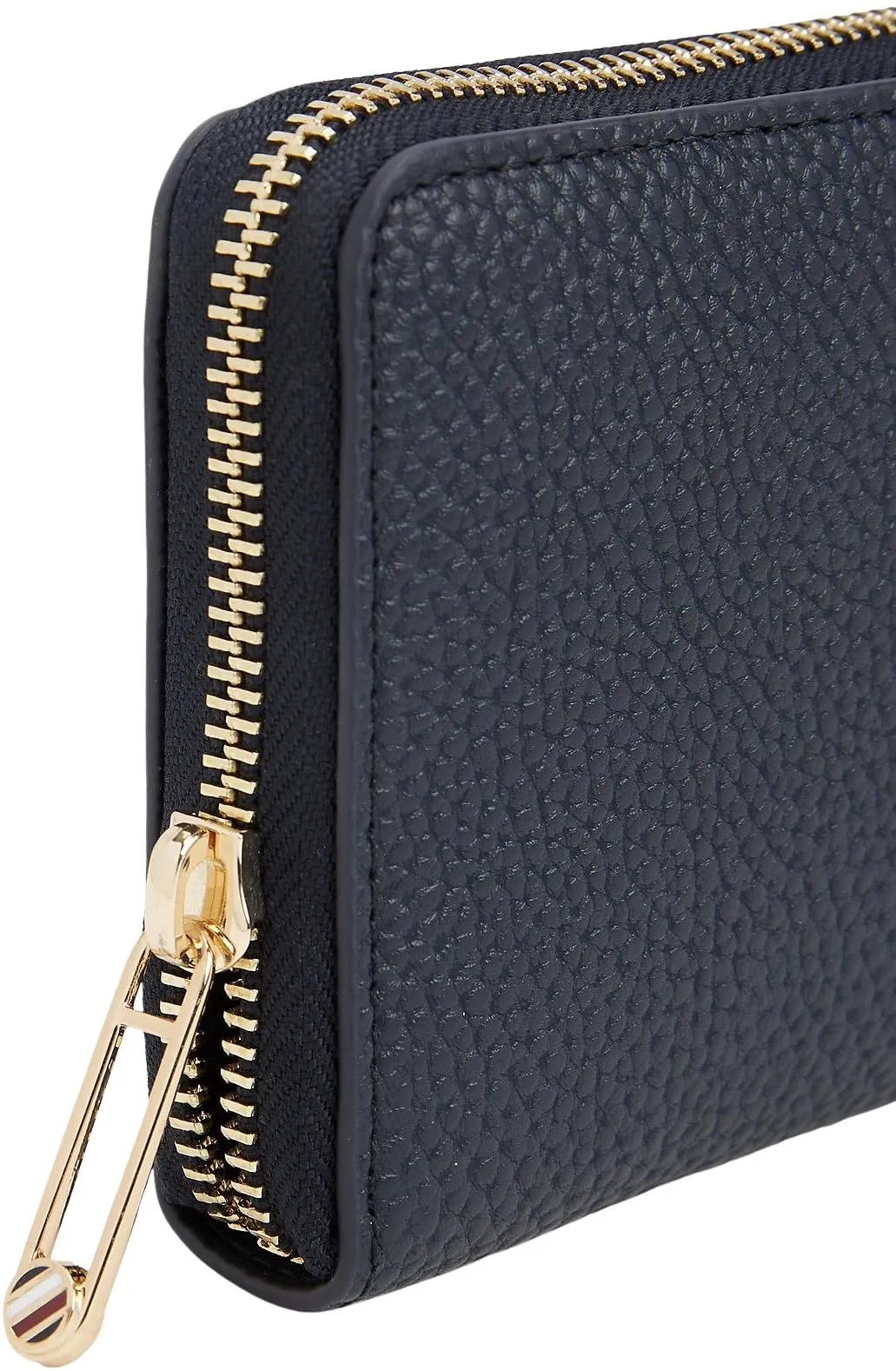 Tommy Hilfiger Donna Portafoglio Emblem Large con Zip, Blu Space Blue - immagine 3
