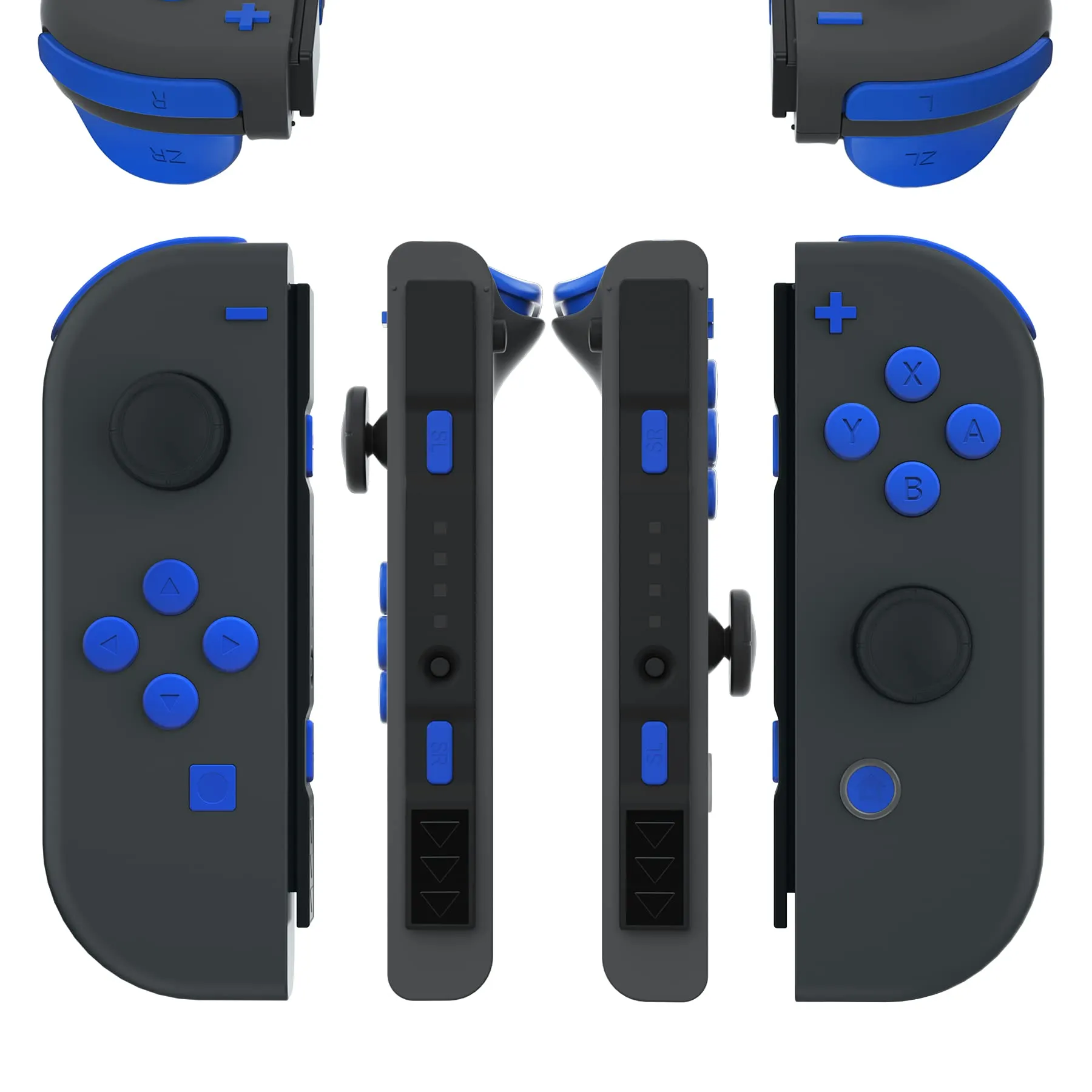 eXtremeRate Tasti Kit per Nintendo Switch e OLED Joycon, Pulsanti di Ricambio con Cacciaviti - Blu - immagine 3