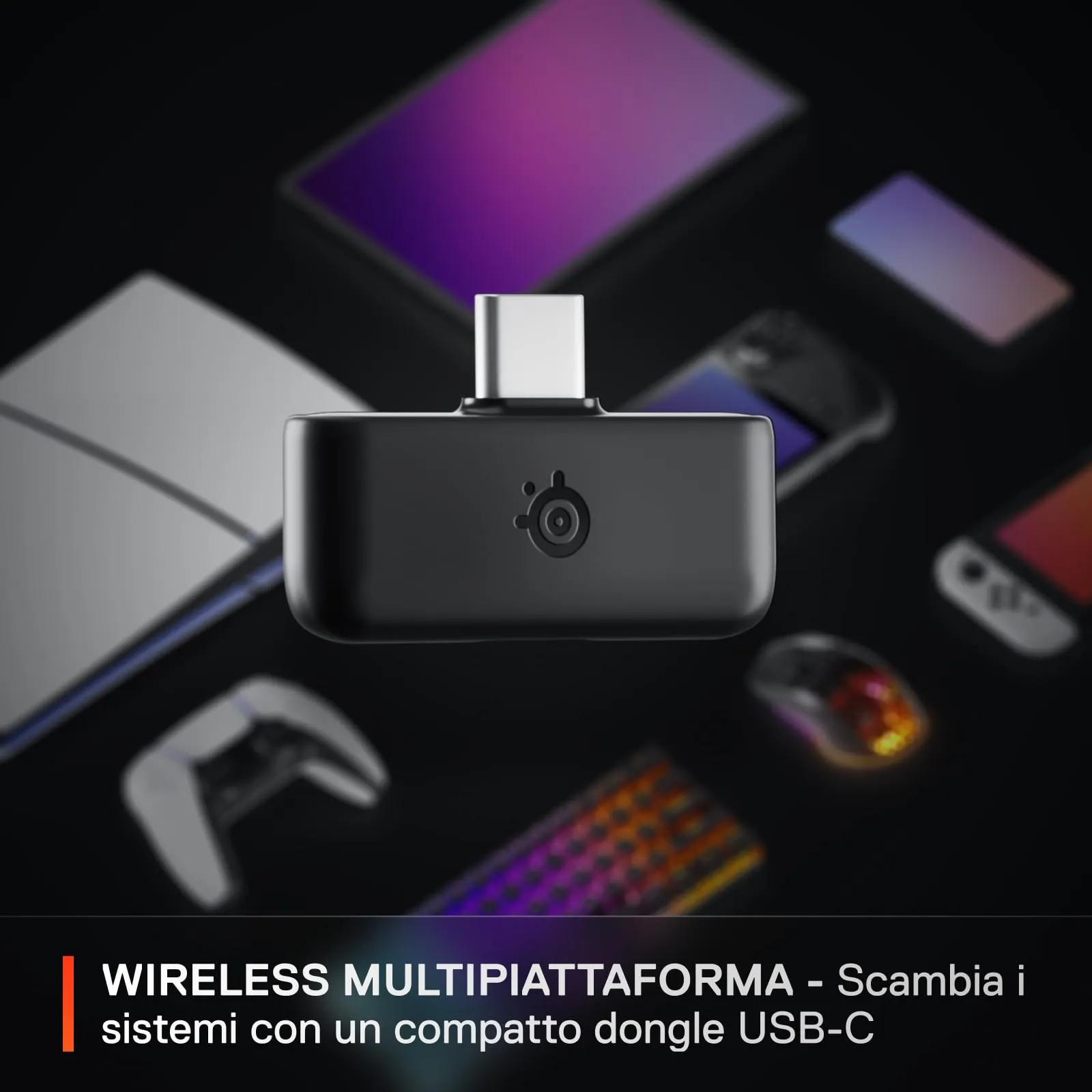 SteelSeries Arctis Nova 5 Wireless Gaming Headset - Neodymium Drivers, 60h Battery, 2.4GHz & Bluetooth, ClearCast Gen2.X Microphone - PC, PS5, Mobile - immagine 9