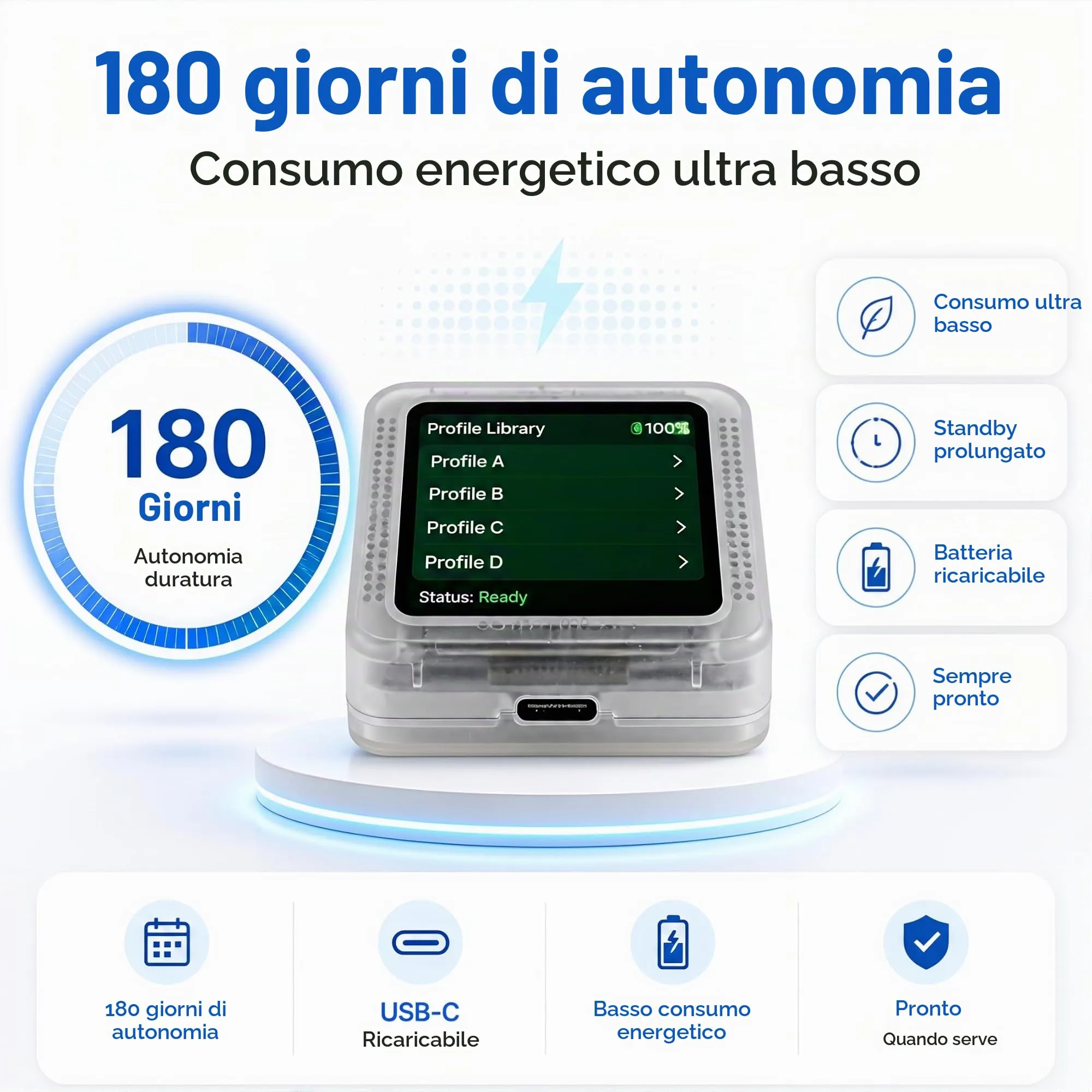YMW Allmiibo Emulatore NFC per Switch, 3DS, 2DS, Wii U, Schermo OLED 1,2 pollici, 3000 Archivi NFC - immagine 7