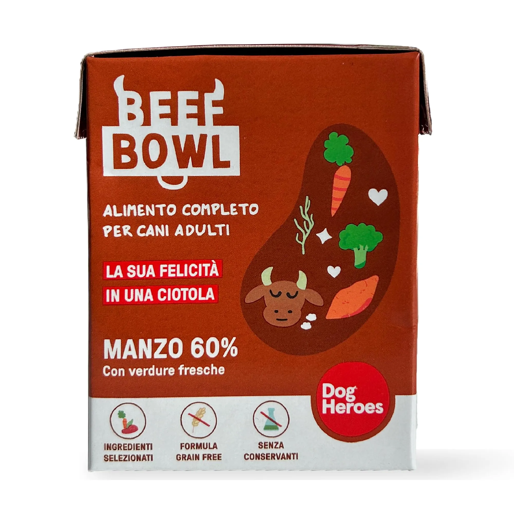 Dog Heroes Cibo Umido per Cani Manzo (60%) 12x390g - immagine 6