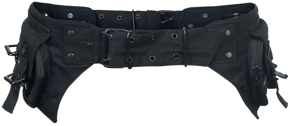 Gothicana by EMP Unisex Borsa nera con cintura - immagine 1