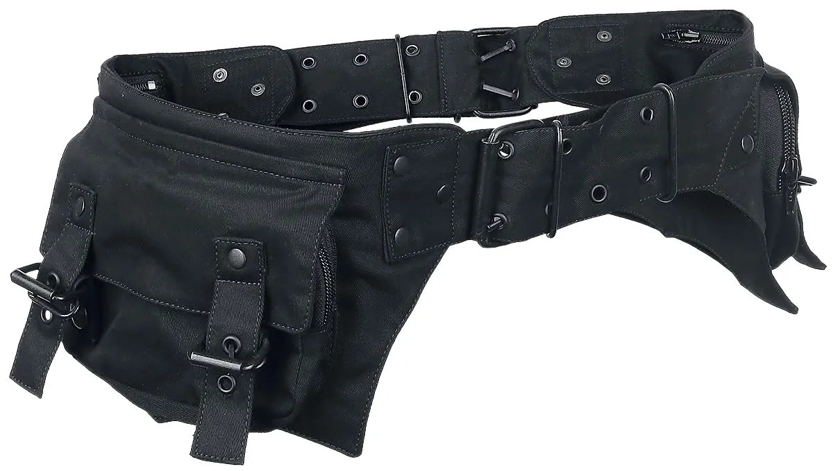 Gothicana by EMP Unisex Borsa nera con cintura - immagine 3