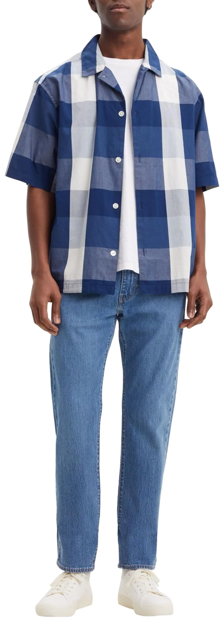 Levi's 502 Taper Jeans Uomo - Dark Indigo Stonewash - 30W / 32L - immagine 2
