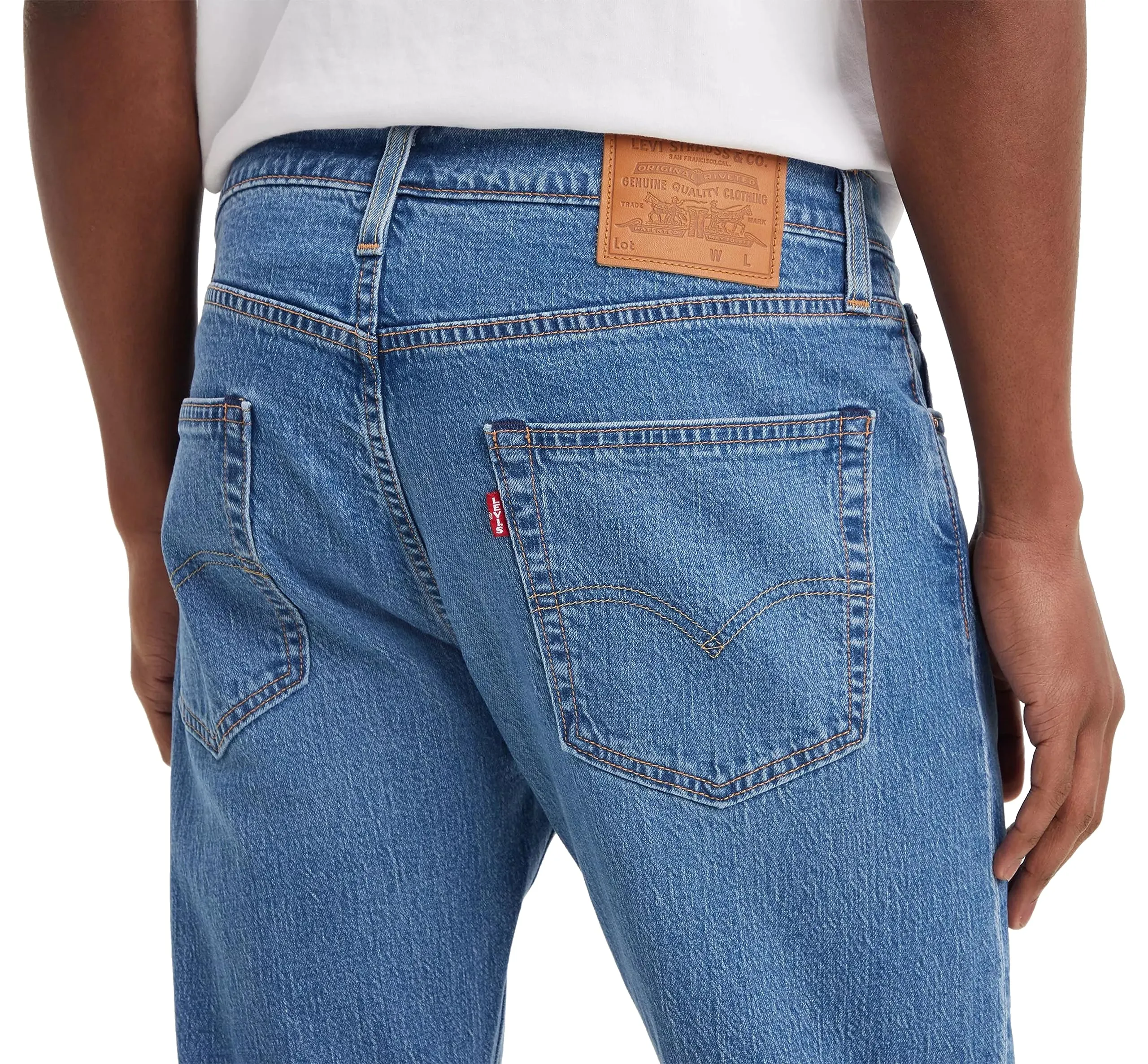 Levi's 502 Taper Jeans Uomo - Dark Indigo Stonewash - 30W / 32L - immagine 8