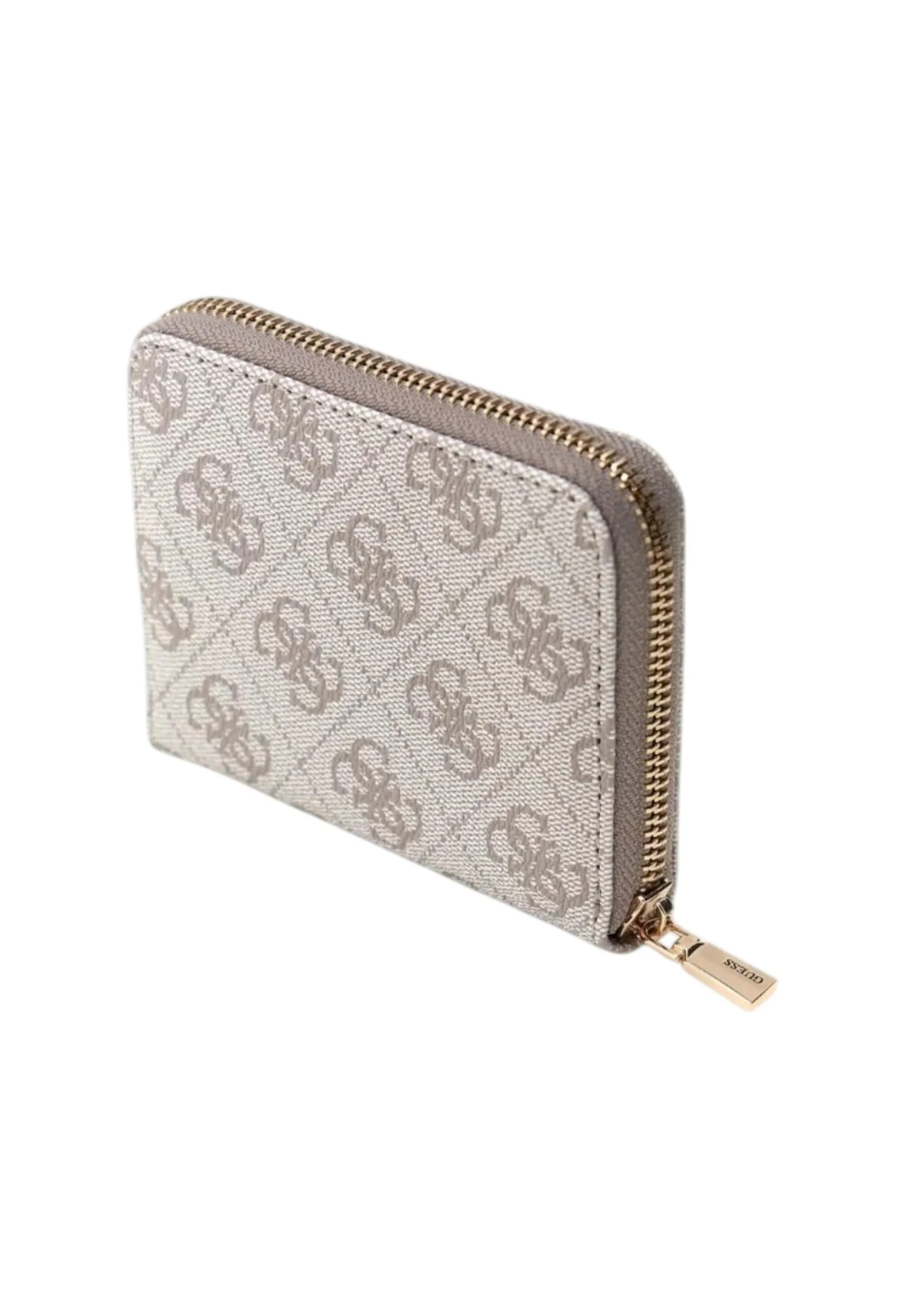 Guess Laurel II SLG Small Zip Around Wallet - Dark Taupe Logo - immagine 2