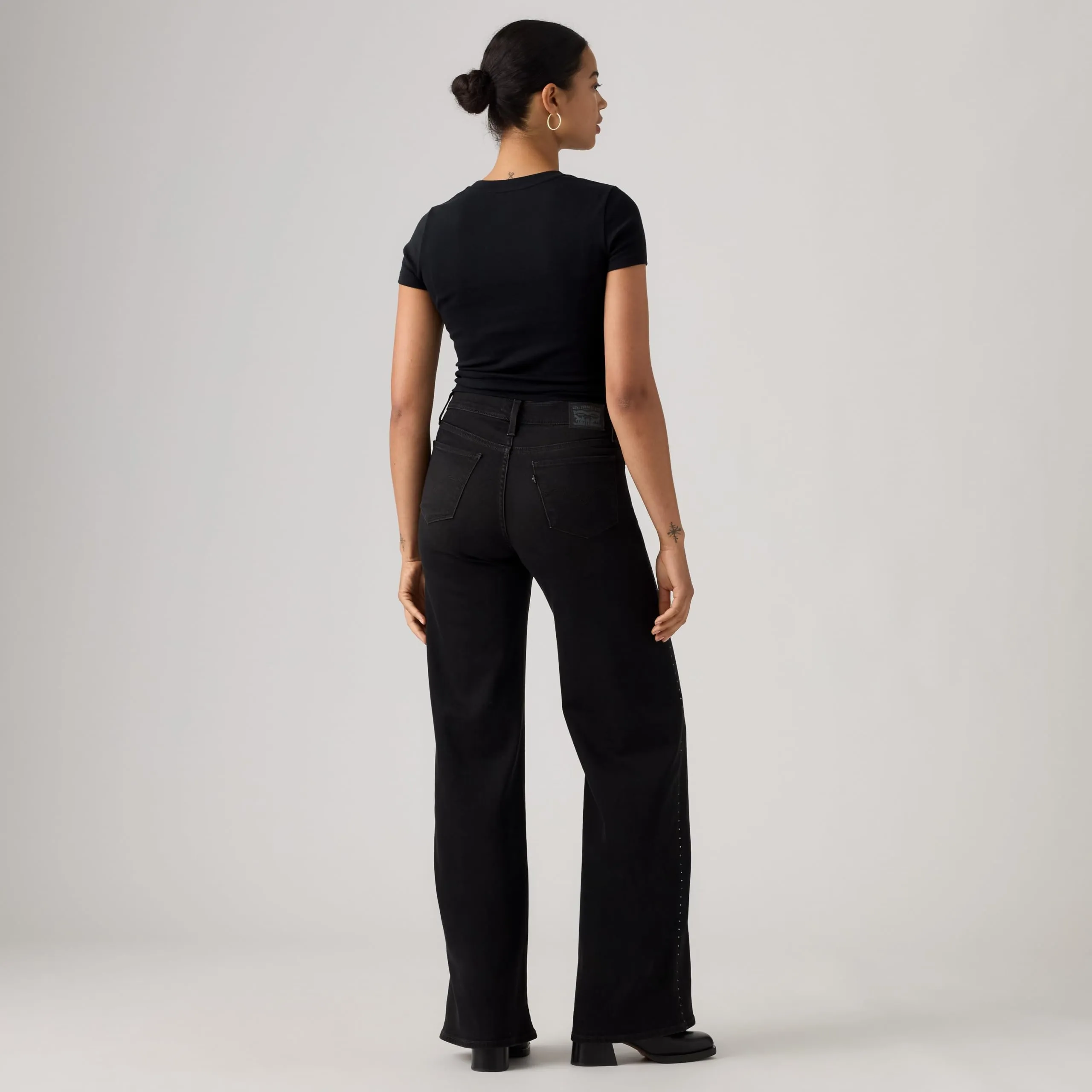 Levi's 318 Shaping Wide Leg Jeans - Dizzy Dazzle 318 - immagine 4
