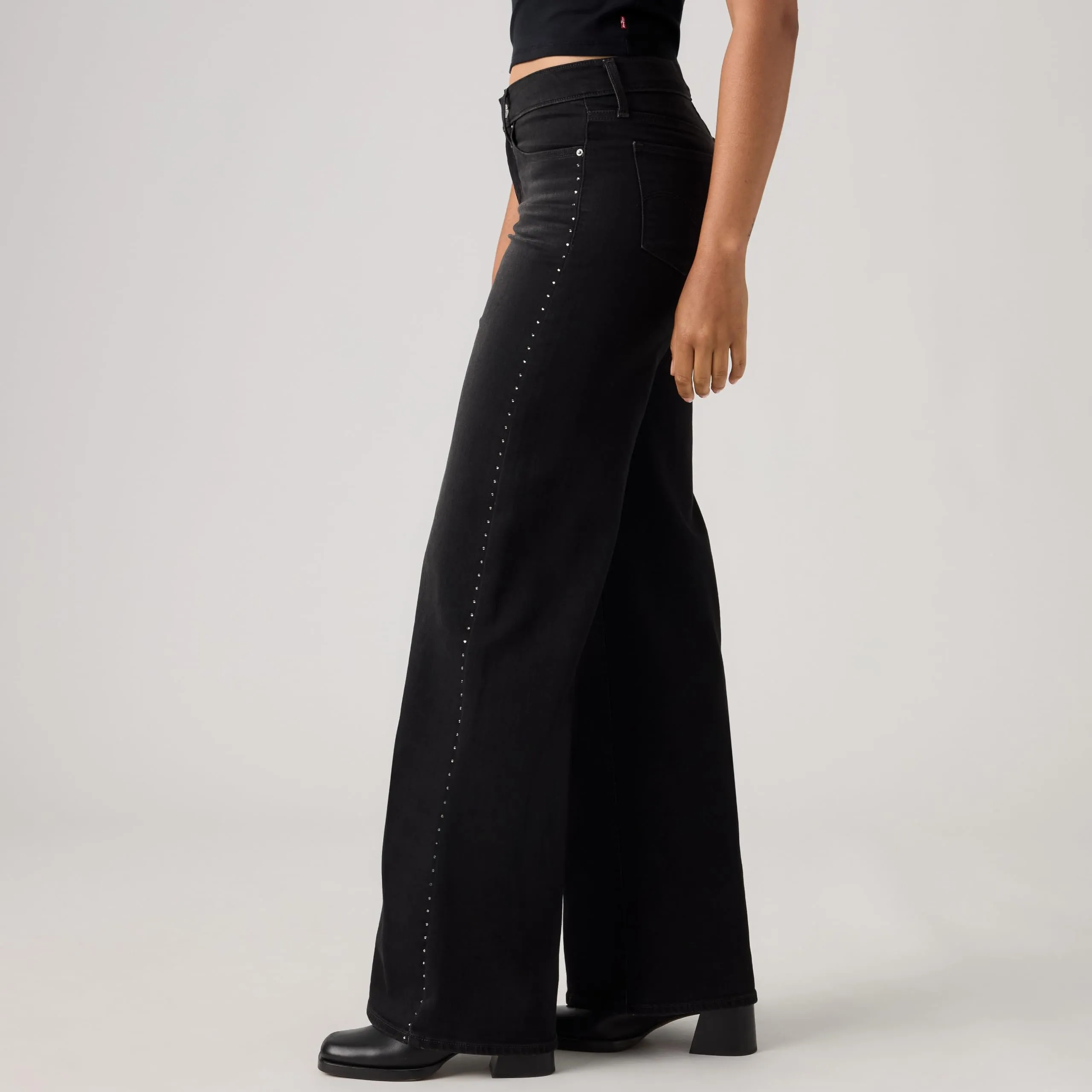 Levi's 318 Shaping Wide Leg Jeans - Dizzy Dazzle 318 - immagine 2