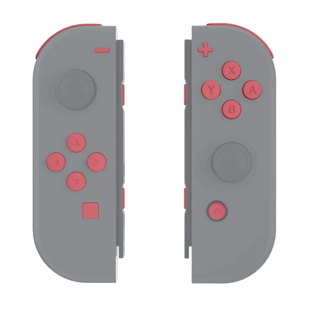 eXtremeRate Tasti Kit per Nintendo Switch e OLED Joycon, Pulsanti di Ricambio con Cacciaviti - Castagno - immagine 7