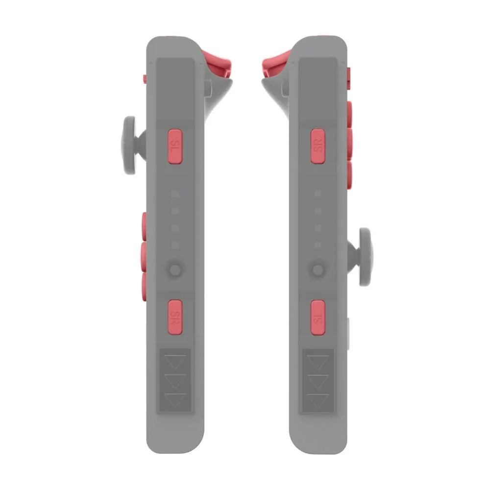 eXtremeRate Tasti Kit per Nintendo Switch e OLED Joycon, Pulsanti di Ricambio con Cacciaviti - Castagno - immagine 8