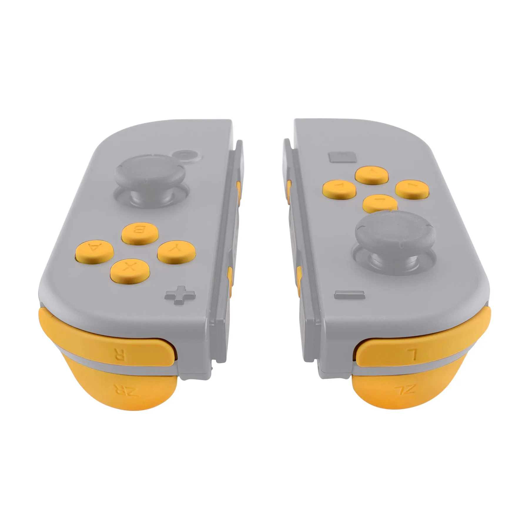 eXtremeRate Tasti Kit per Nintendo Switch e OLED Joycon, Pulsanti SR SL L R ZR ZL ABXY e Direzionali con Cacciaviti - Giallo - immagine 4