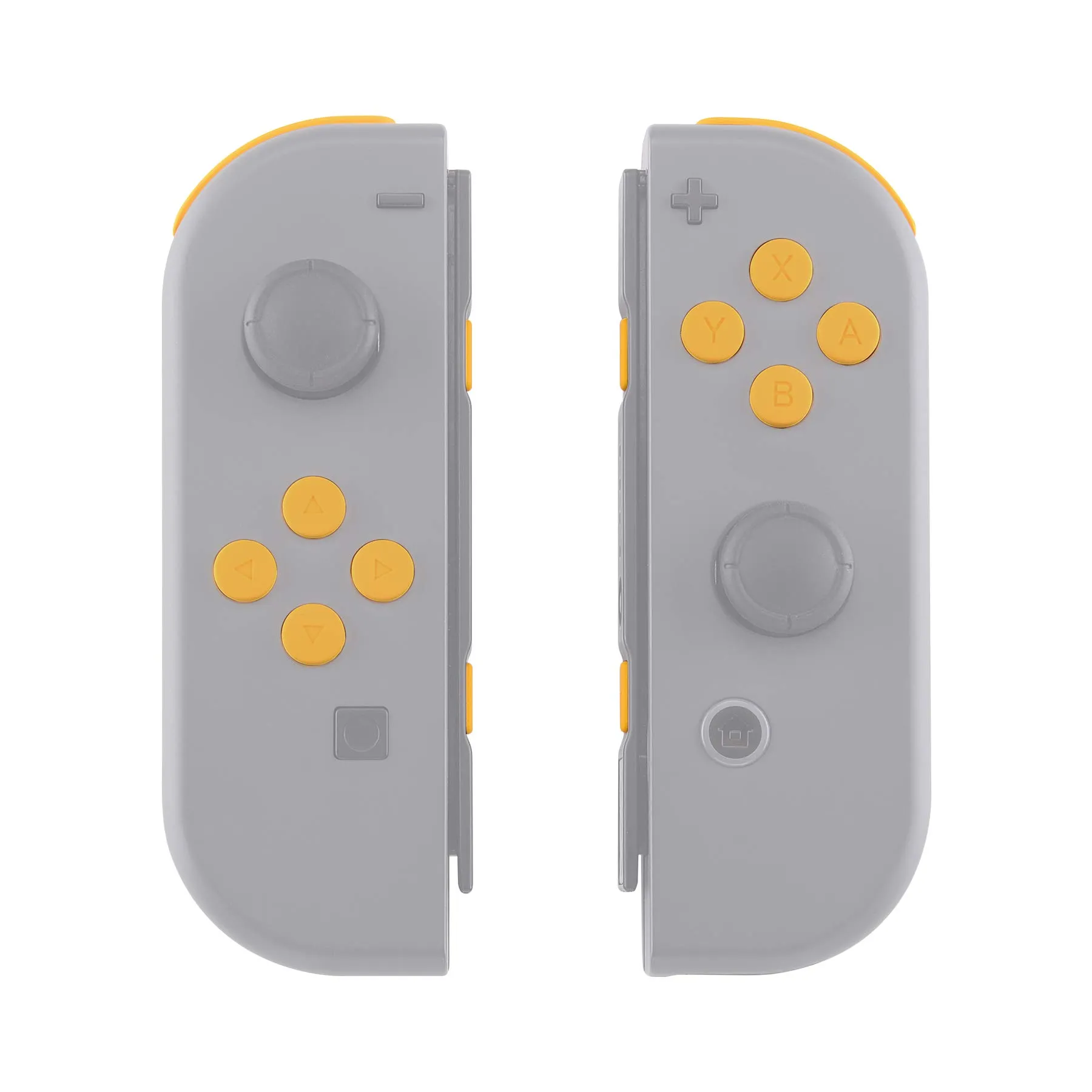 eXtremeRate Tasti Kit per Nintendo Switch e OLED Joycon, Pulsanti SR SL L R ZR ZL ABXY e Direzionali con Cacciaviti - Giallo - immagine 7