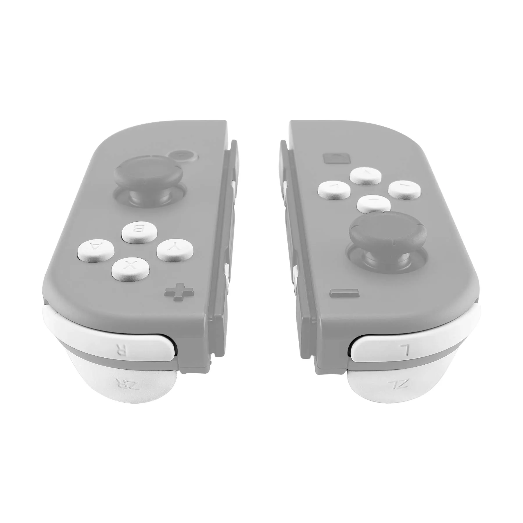 eXtremeRate Tasti Kit per Nintendo Switch e OLED Joy-Con, Pezzi di Ricambio Pulsanti SR SL L R ZR ZL ABXY e Direzionali con Cacciaviti - Bianco - immagine 4