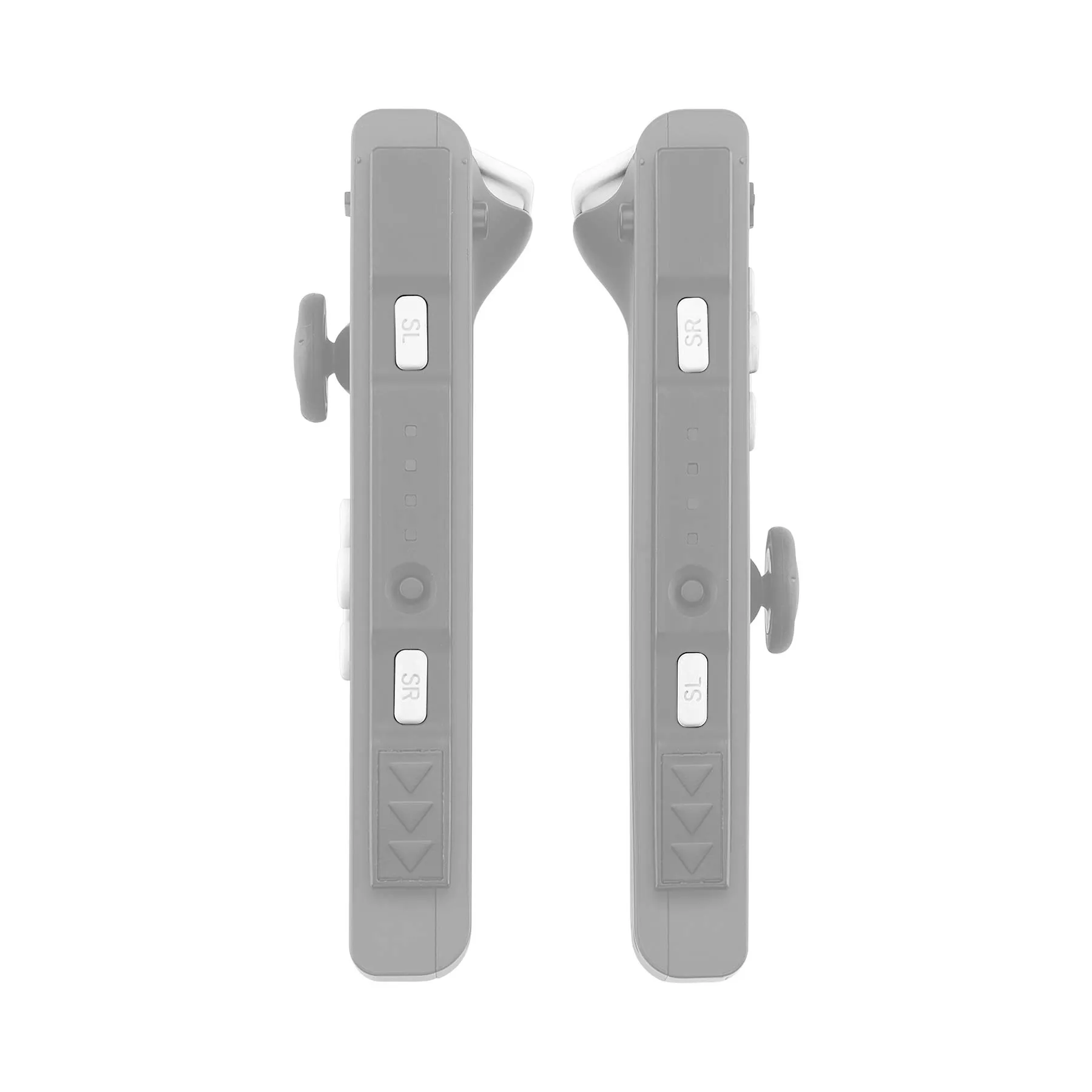 eXtremeRate Tasti Kit per Nintendo Switch e OLED Joy-Con, Pezzi di Ricambio Pulsanti SR SL L R ZR ZL ABXY e Direzionali con Cacciaviti - Bianco - immagine 8