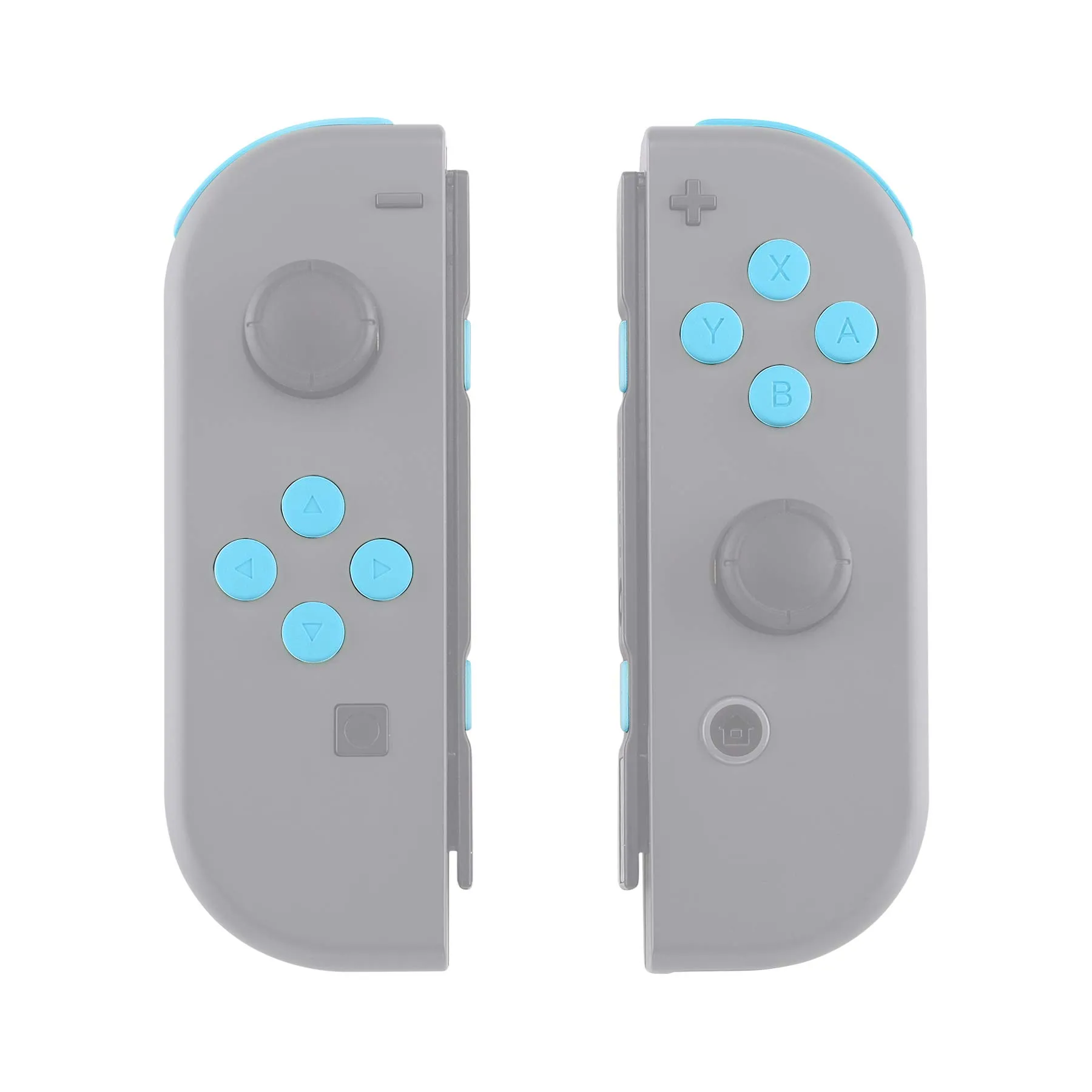 eXtremeRate Tasti Kit per Nintendo Switch e OLED Joy-Con, Pulsanti SR SL L R ZR ZL ABXY e Direzionali con Cacciaviti - Celeste - immagine 7