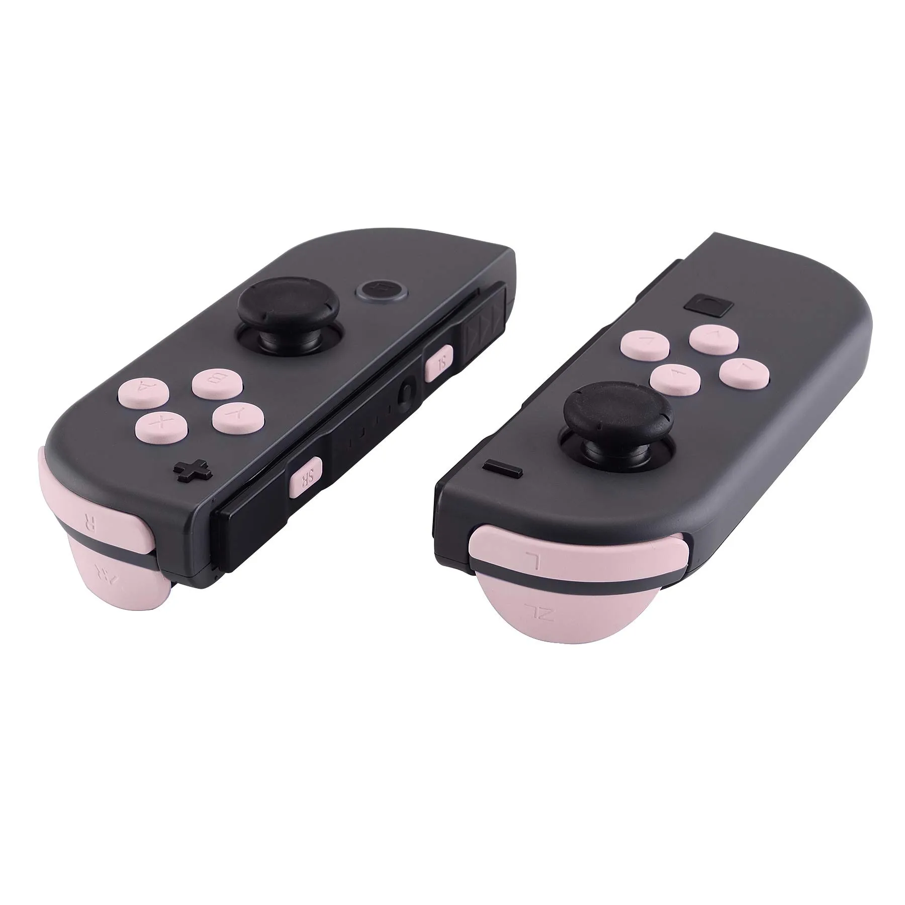 eXtremeRate Tasti Kit per Nintendo Switch e OLED Joycon, Pulsanti di Ricambio con Cacciaviti - Rosa - immagine 1