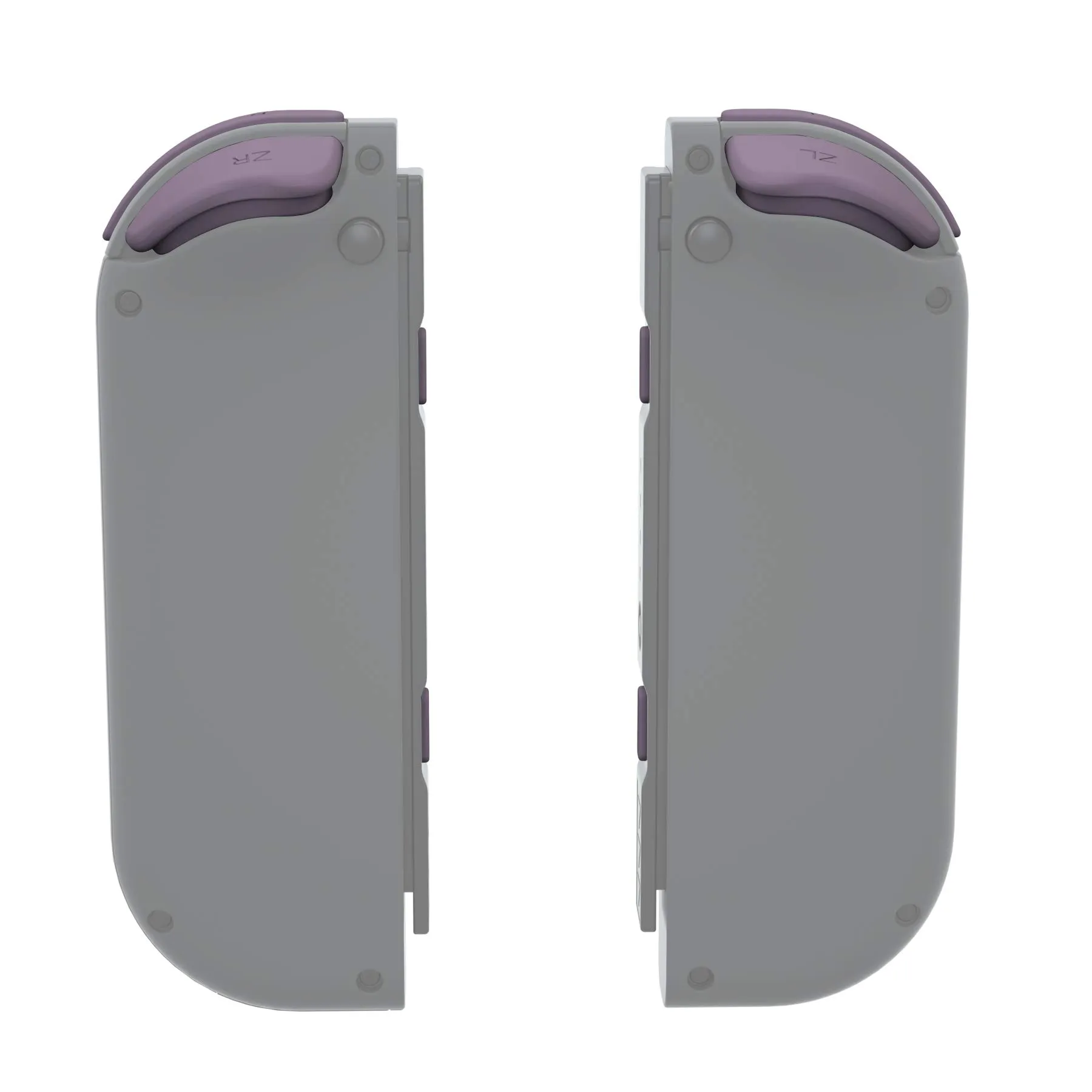 eXtremeRate Tasti Kit per Nintendo Switch e OLED Joycon, Pezzi di Ricambio Pulsanti SR SL L R ZR ZL ABXY e Direzionali con Cacciaviti - Viola Grigiastro Scuro - immagine 9