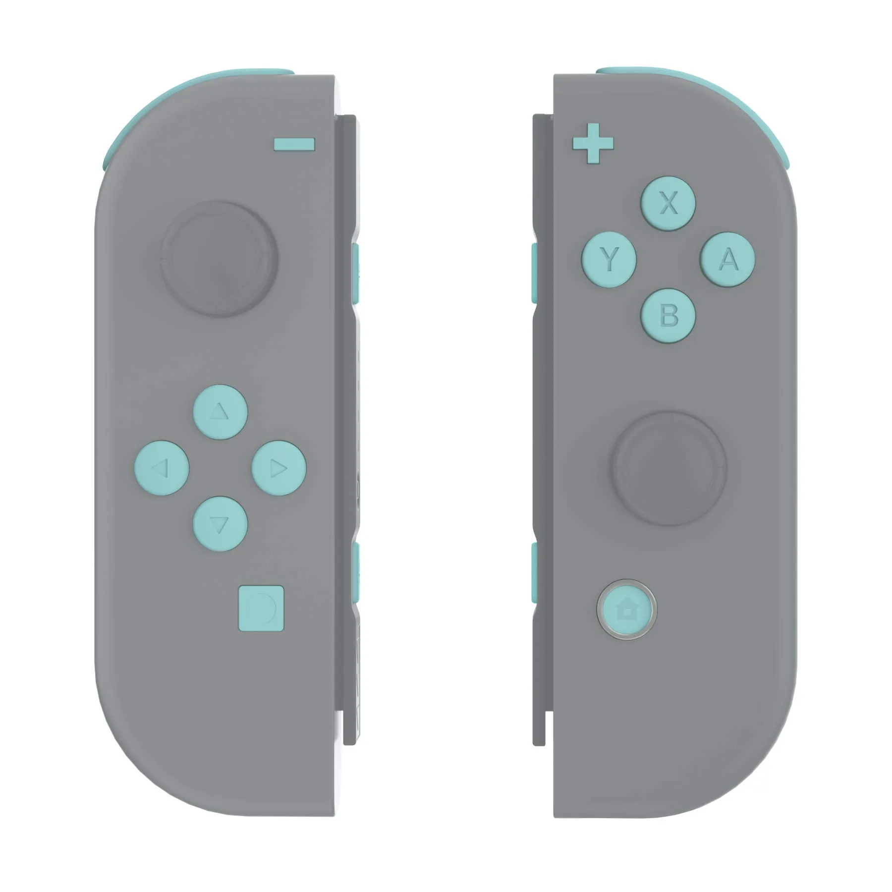 eXtremeRate Tasti Kit per Nintendo Switch e OLED Joy-Con, Pulsanti di Ricambio con Cacciaviti - Ciano Chiaro - immagine 7