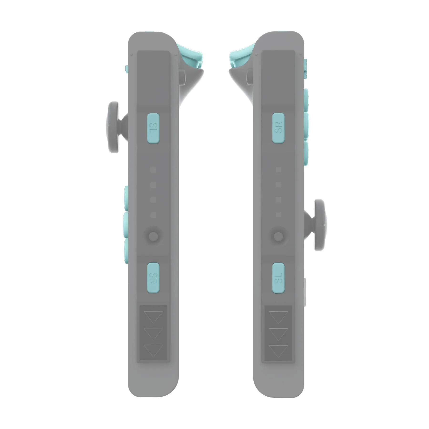 eXtremeRate Tasti Kit per Nintendo Switch e OLED Joy-Con, Pulsanti di Ricambio con Cacciaviti - Ciano Chiaro - immagine 8