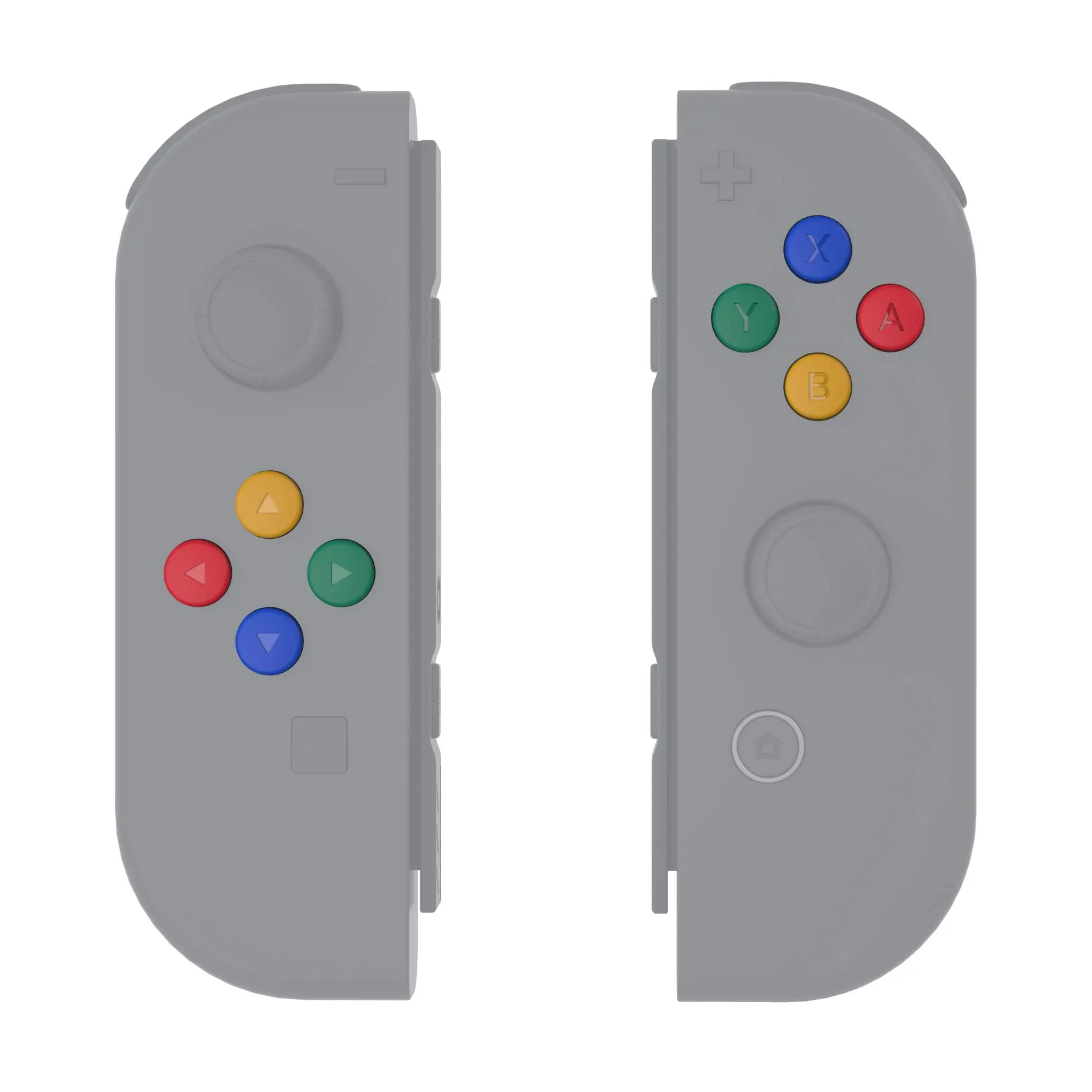 eXtremeRate Tasti Ricambio Pulsanti Direzionali ABXY per Nintendo Switch e OLED Joy-Con, Colorati - immagine 3