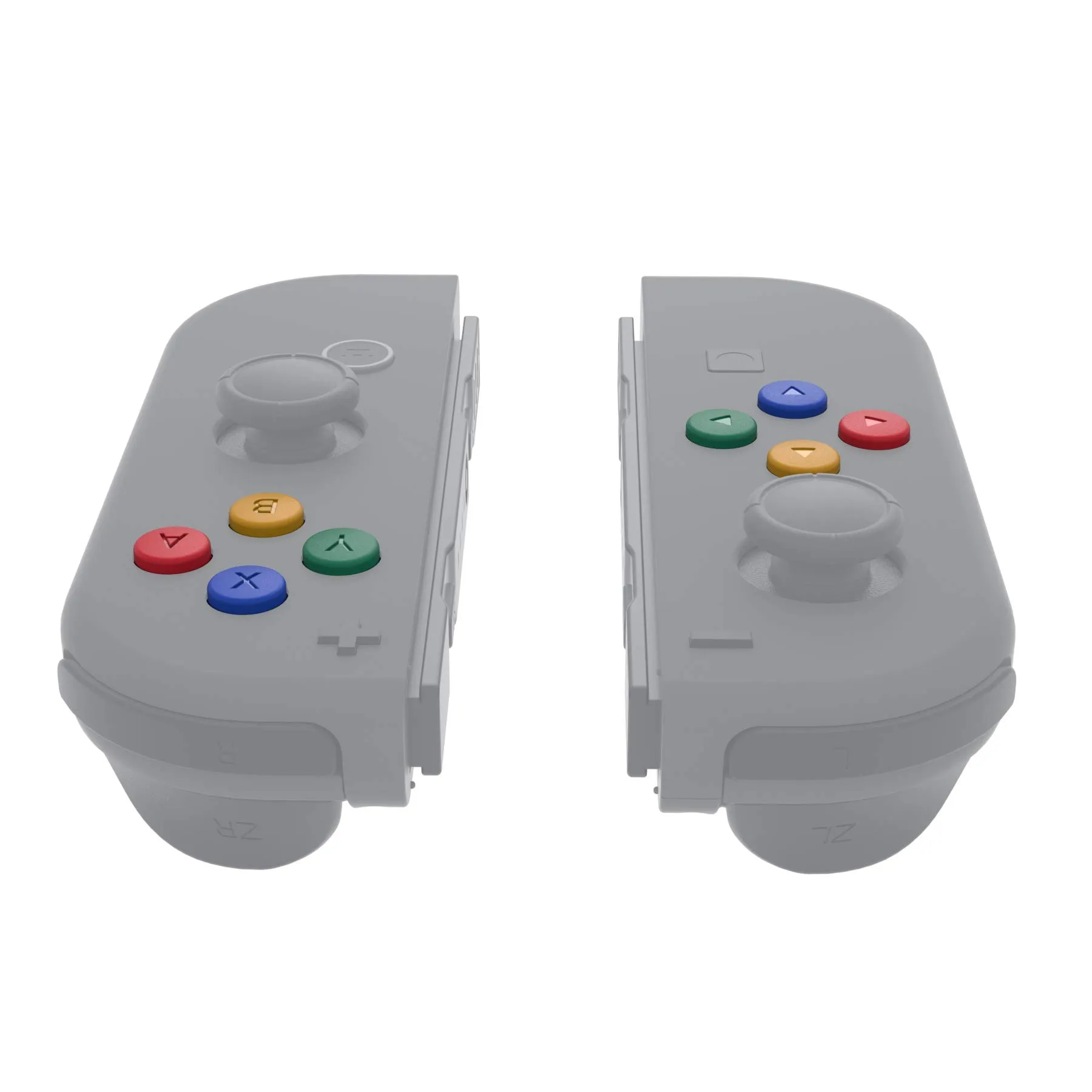 eXtremeRate Tasti Ricambio Pulsanti Direzionali ABXY per Nintendo Switch e OLED Joy-Con, Colorati - immagine 4