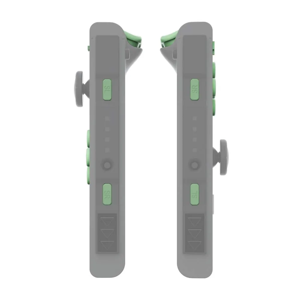 eXtremeRate Tasti Kit per Nintendo Switch e OLED Joycon, Matcha Verde - immagine 8