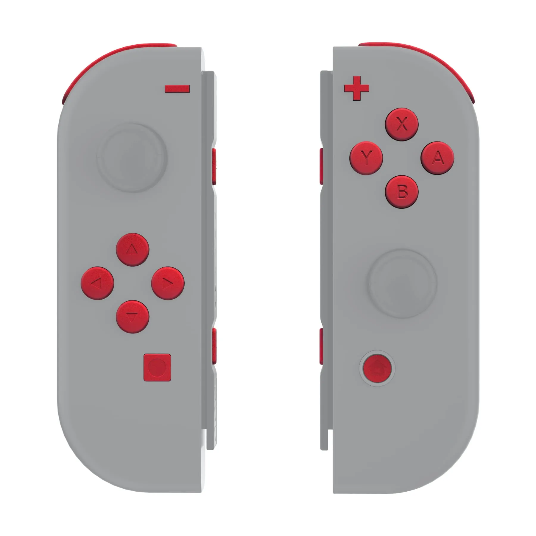 eXtremeRate Kit Tasti per Nintendo Switch e OLED Joy-Con, Pulsanti di Ricambio SR SL L R ZR ZL ABXY e Direzionali con Cacciaviti - Rosso Passione - immagine 7