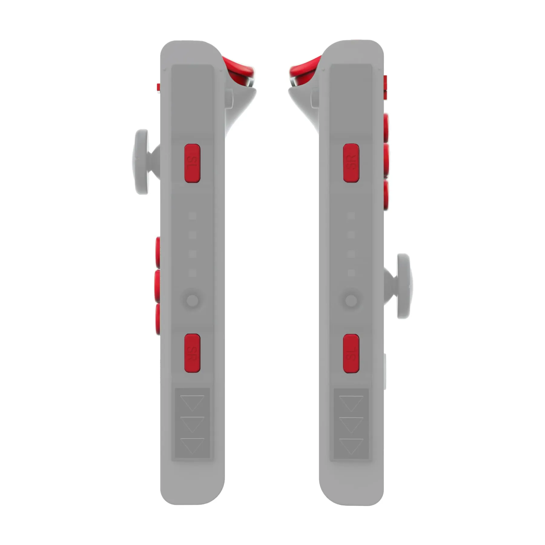 eXtremeRate Kit Tasti per Nintendo Switch e OLED Joy-Con, Pulsanti di Ricambio SR SL L R ZR ZL ABXY e Direzionali con Cacciaviti - Rosso Passione - immagine 8