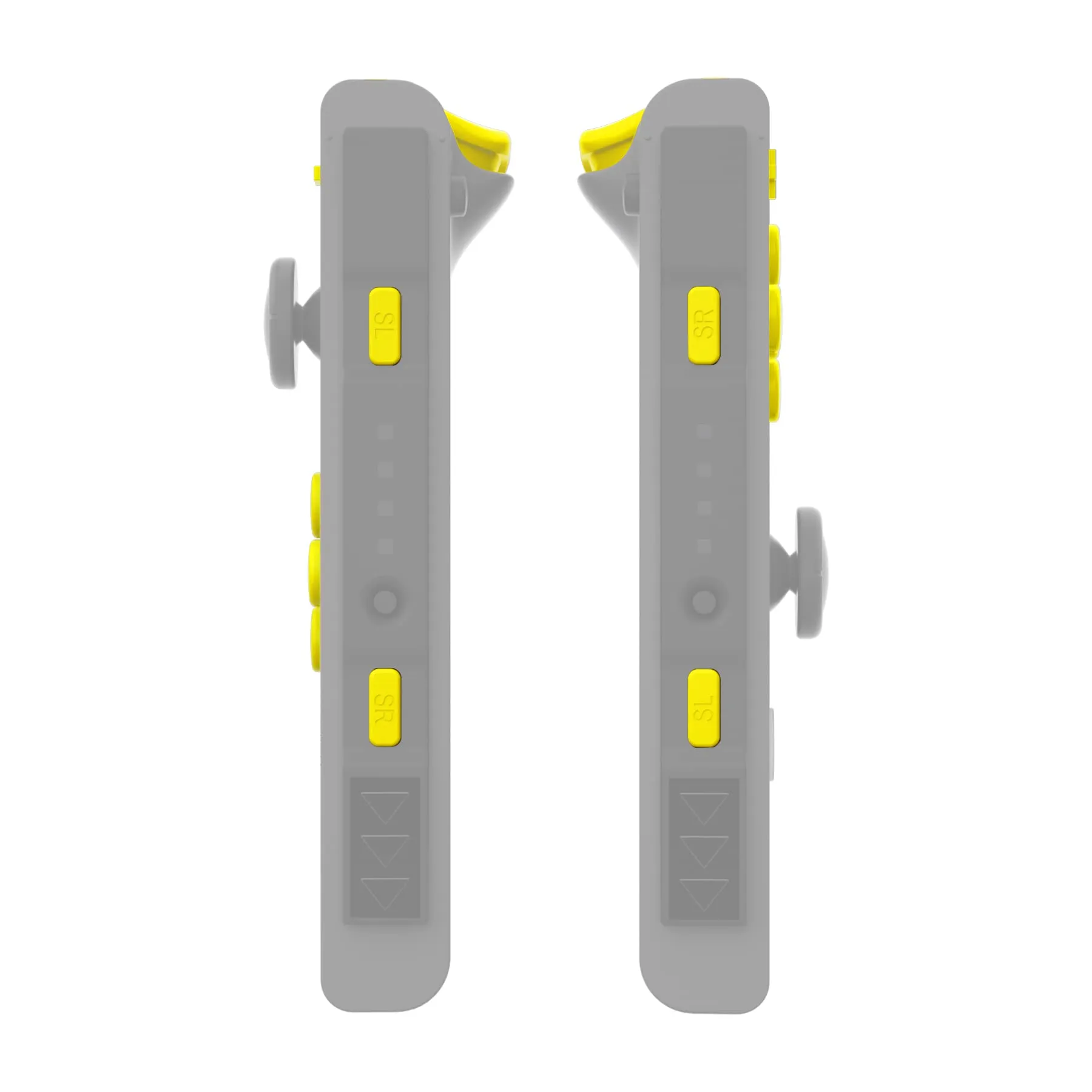 eXtremeRate Tasti Kit per Nintendo Switch e OLED Joycon, Pulsanti SR SL L R ZR ZL ABXY e Direzionali con Cacciaviti, Giallo Girasole - immagine 8
