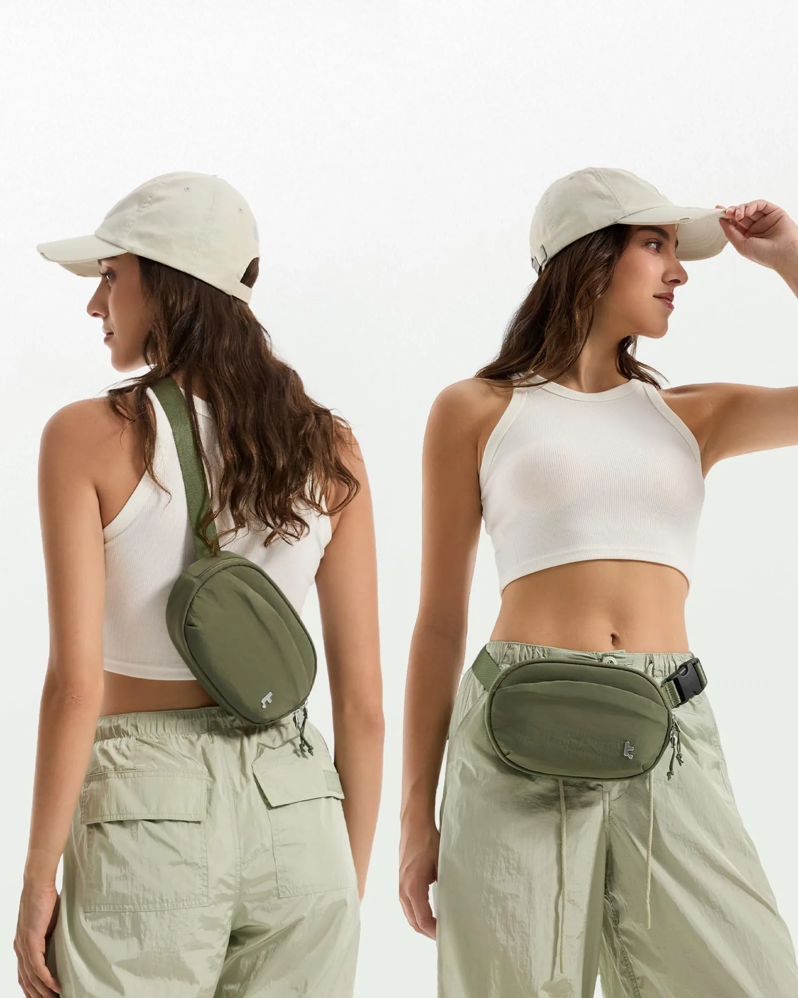 tomtoc Borsa a Tracolla da Donna con Protezione RFID, 1,5 L, Impermeabile, Verde - immagine 6