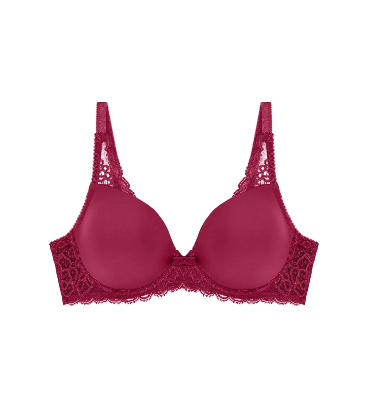 Triumph Women's Amourette Spotlight WHP X Padded Bra, Red-Light Combination, 85D - immagine 1