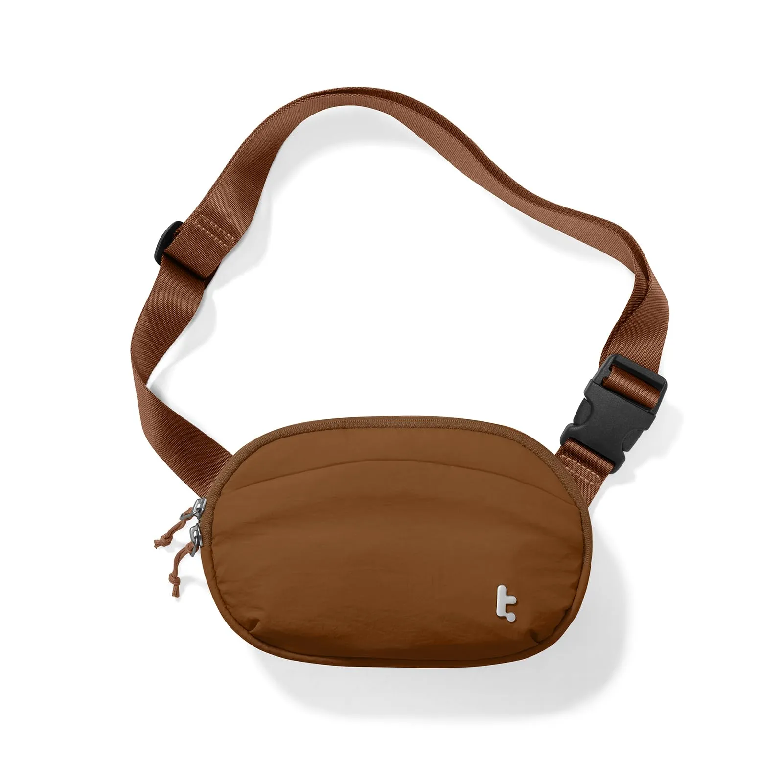 tomtoc Marsupio da Donna con Protezione RFID, 1,5 L, Borsa a Tracolla Impermeabile, Caramello - immagine 1