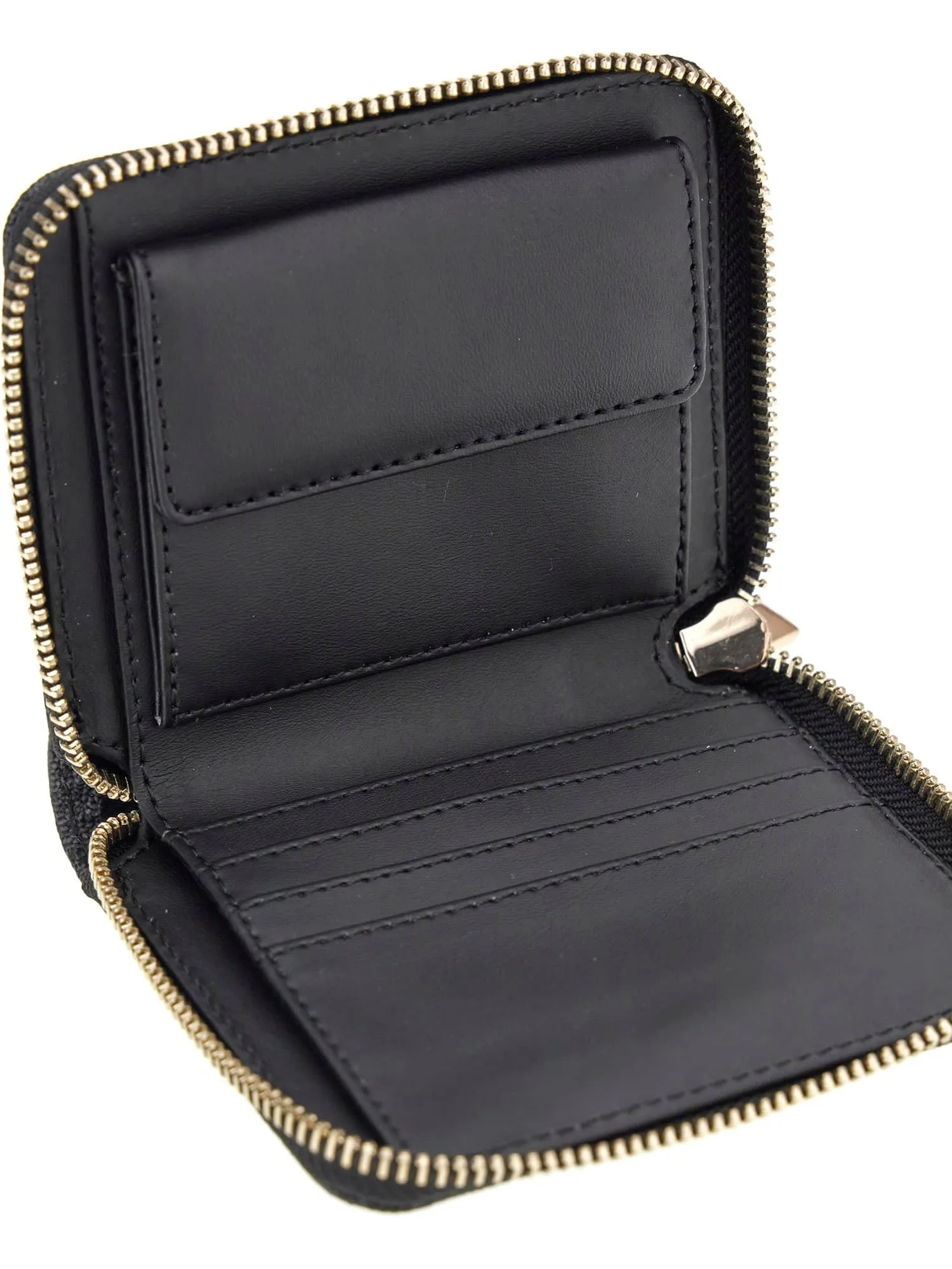 Guess Donna Portafoglio Zip Around Laurel II SLG Small Nero Antracite - immagine 4